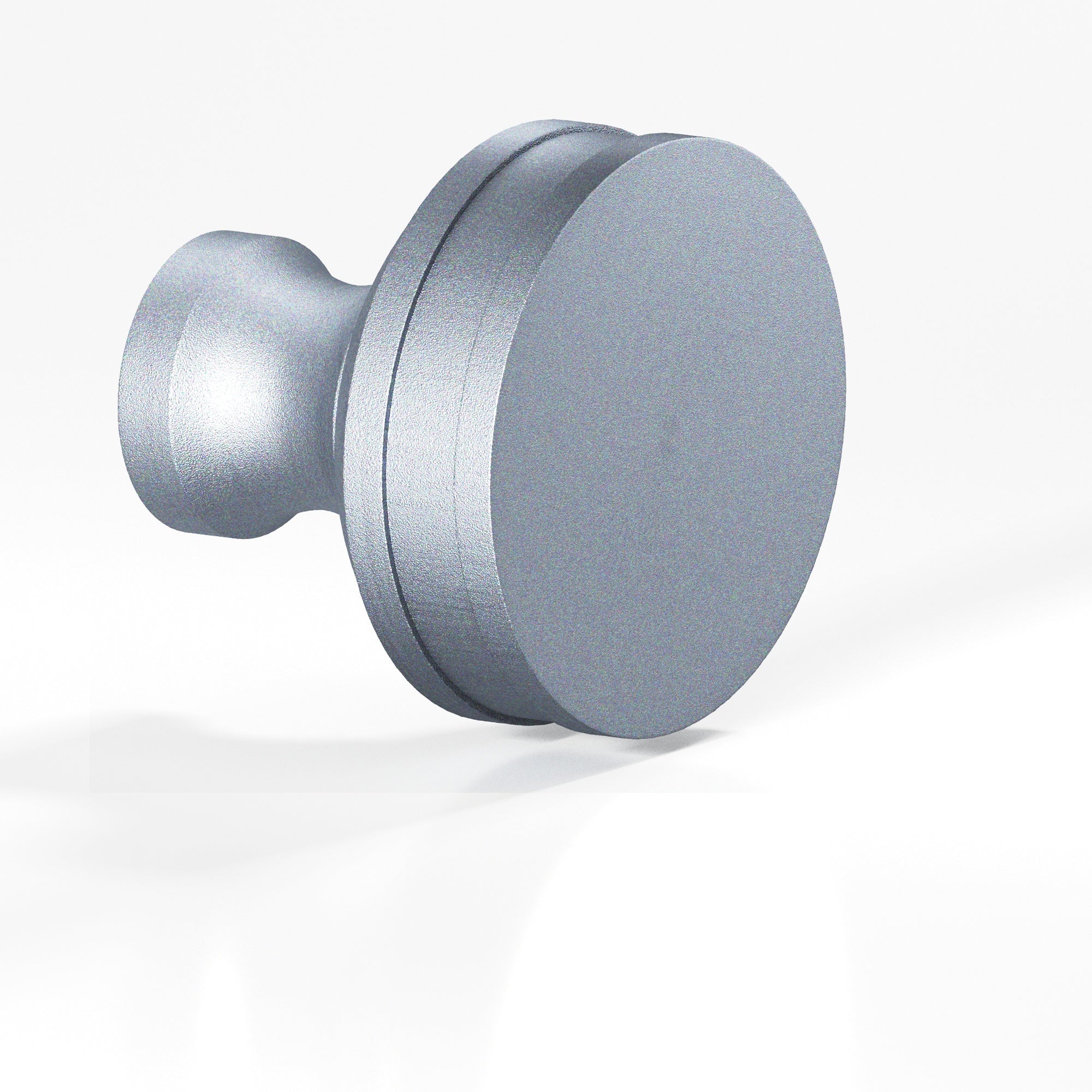 Colonial Bronze Series 581 1.25" Round Smooth Sandwich Cabinet Knob Back-To-Back Shower Kit Frost Chrome™ / 1.25"