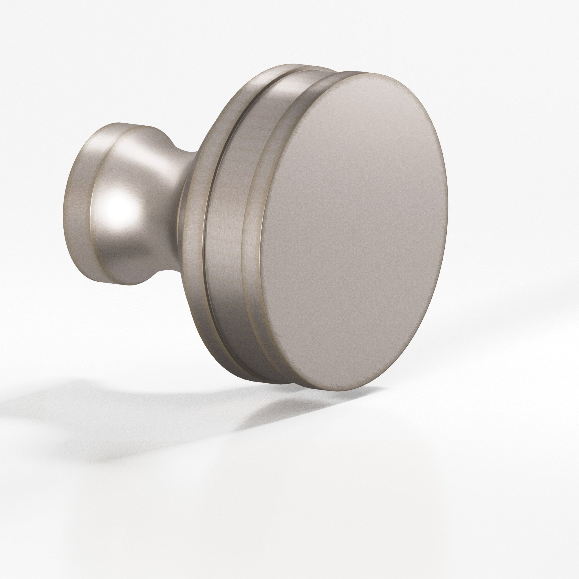 Colonial Bronze Series 580 1" Round Smooth Sandwich Cabinet Knob Pewter / 1"