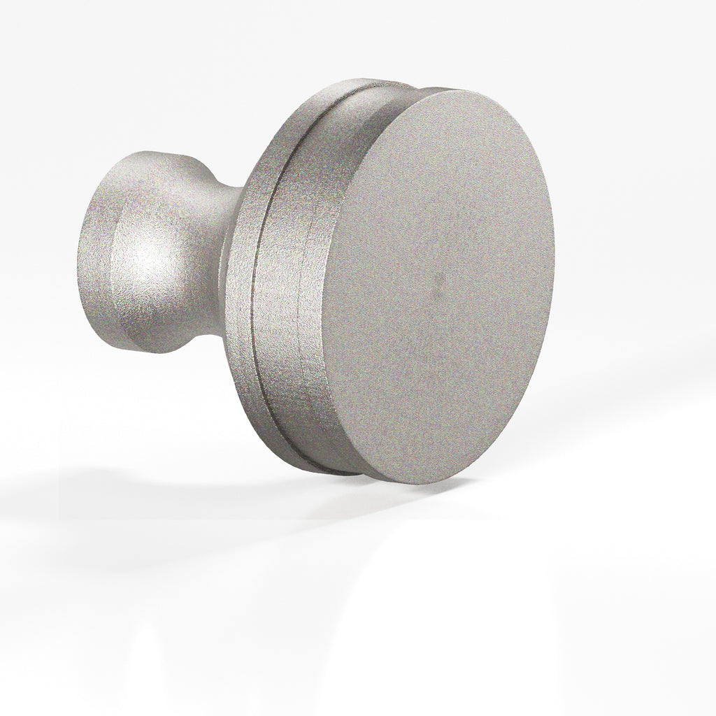 Colonial Bronze Series 582 1.5" Round Smooth Sandwich Cabinet Knob Back-To-Back Shower Kit Frost Nickel™ / 1.5"