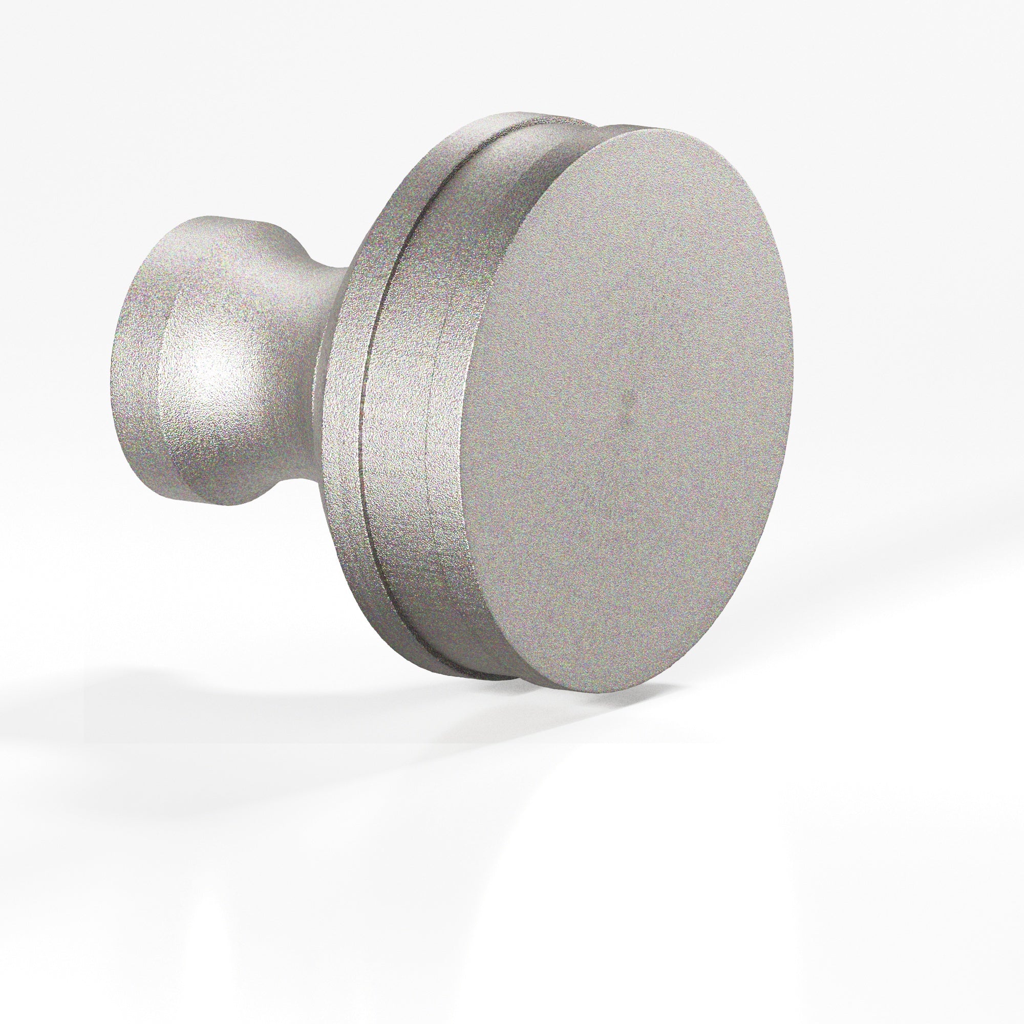 Colonial Bronze Series 581 1.25" Round Smooth Sandwich Cabinet Knob Back-To-Back Shower Kit Frost Nickel™ / 1.25"