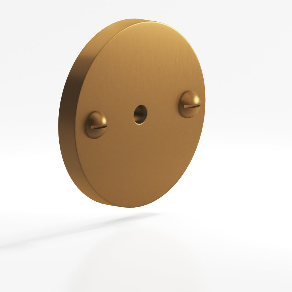 Colonial Bronze Series 592 1.75" Round Backplate With Exposed Finished Screws Matte Light Statuary Bronze / 1.75"