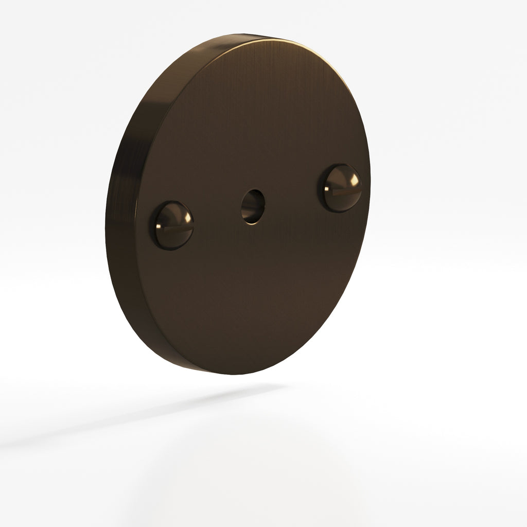 Colonial Bronze Series 592 1.75" Round Backplate With Exposed Finished Screws Oil Rubbed Bronze / 1.75"