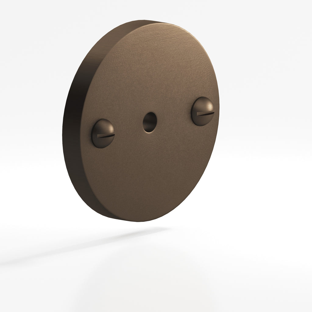 Colonial Bronze Series 592 1.75" Round Backplate With Exposed Finished Screws Heritage Bronze / 1.75"