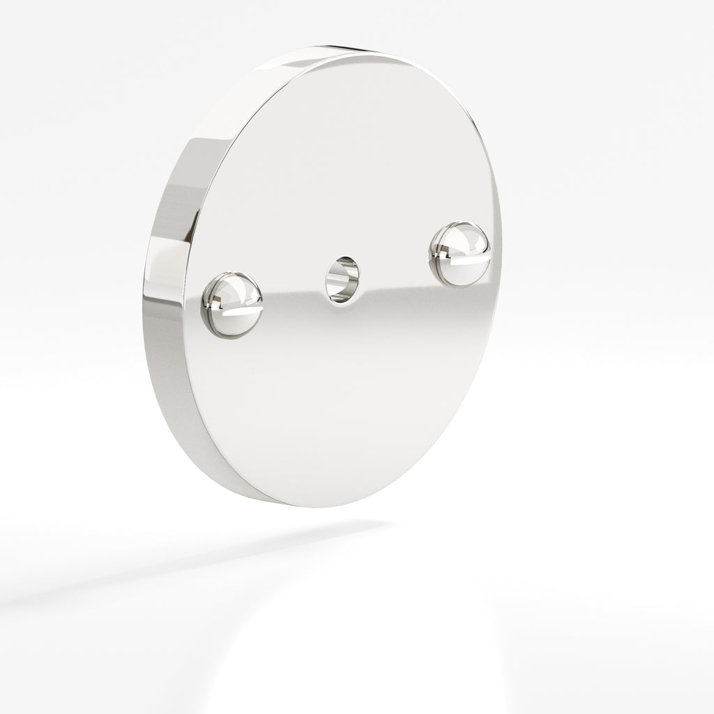 Colonial Bronze Series 592 1.75" Round Backplate With Exposed Finished Screws Polished Nickel / 1.75"