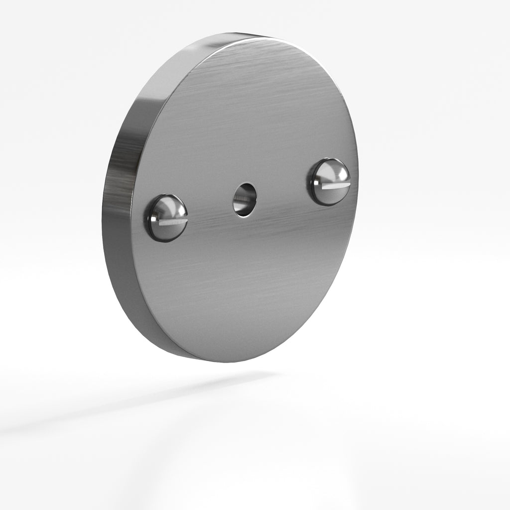 Colonial Bronze Series 592 1.75" Round Backplate With Exposed Finished Screws Graphite / 1.75"