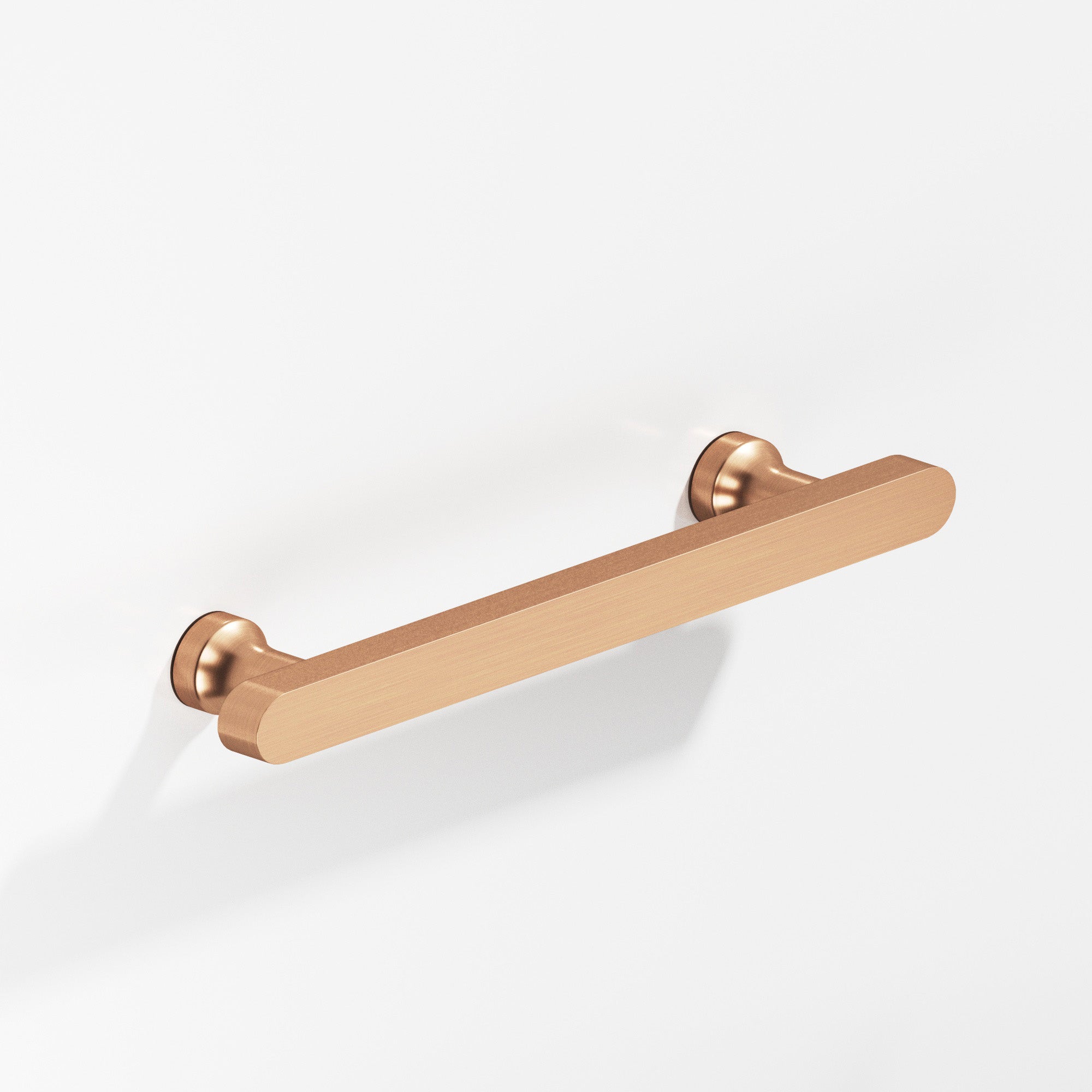 Colonial Bronze Series 612 6" Rectangular Cabinet Pull With Flared Posts And Rounded Ends Satin Bronze / 6"