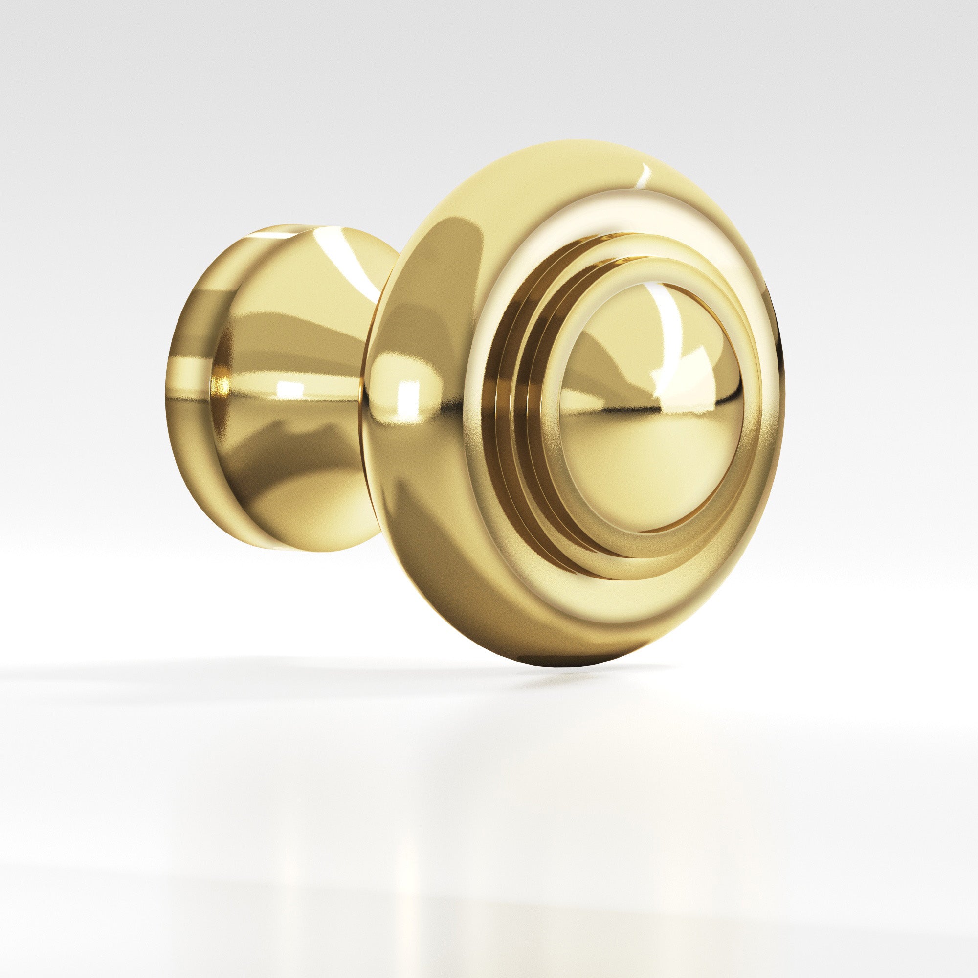 Colonial Bronze Series 676 1.5" Round Stepped Cabinet Knob Back-To-Back Shower Kit Antique Bronze / 1.5"