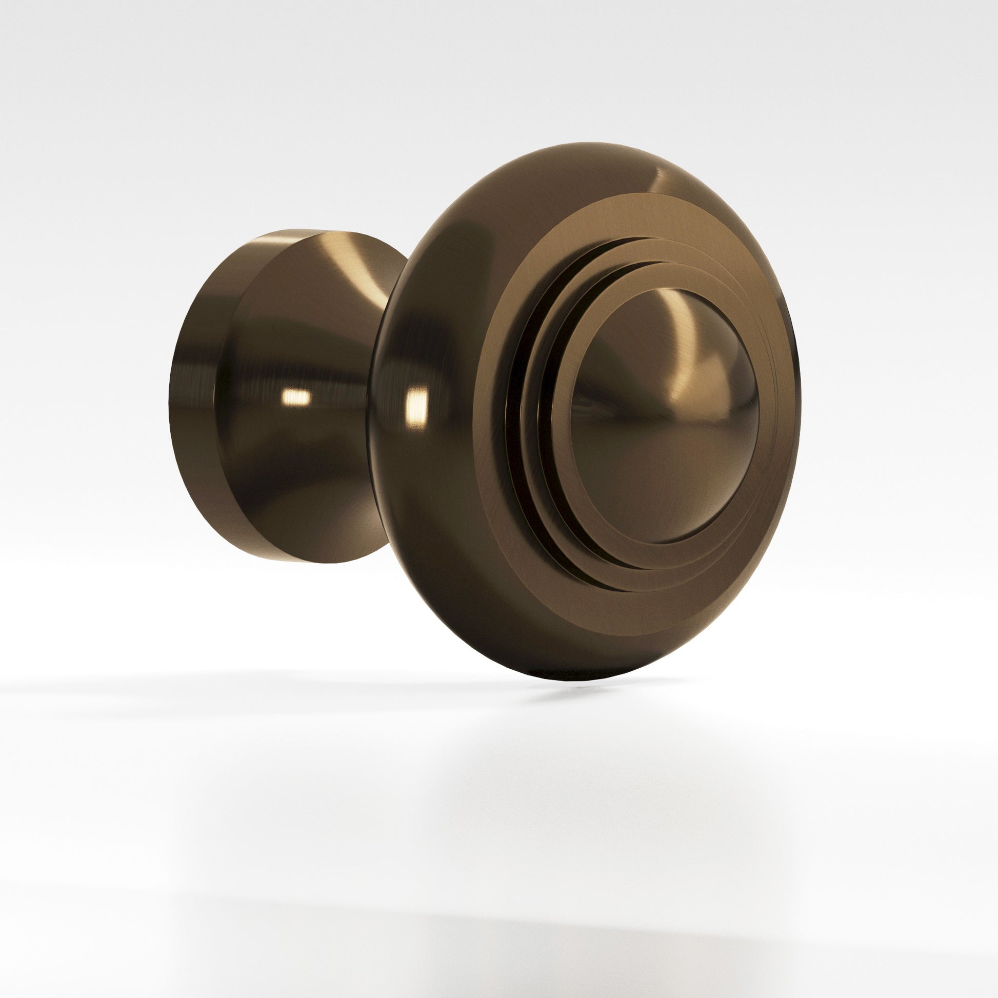 Colonial Bronze Series 676 1.5" Round Stepped Cabinet Knob Back-To-Back Shower Kit Oil Rubbed Bronze / 1.5"