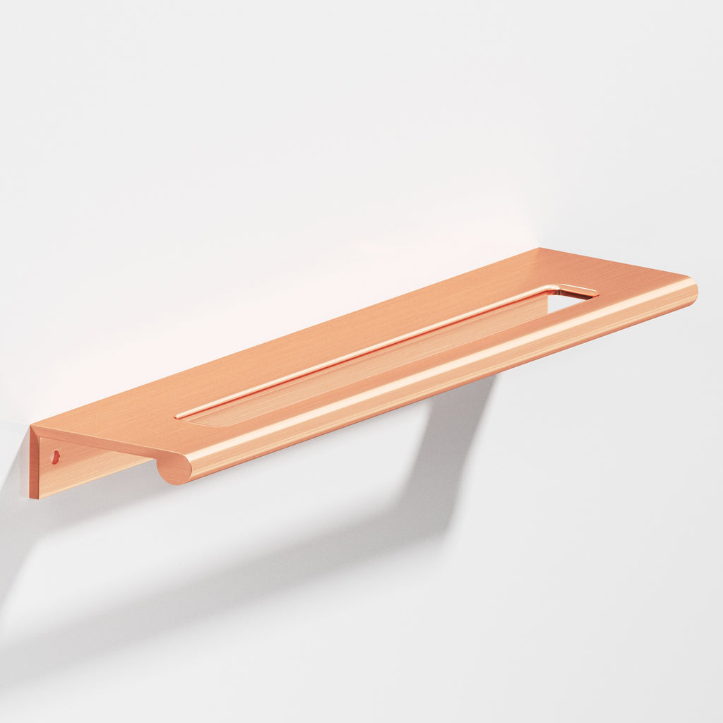 Colonial Bronze Series 701 12" Edge Pull With Fully-Rounded Lip And Center Coutout Satin Copper / 12"
