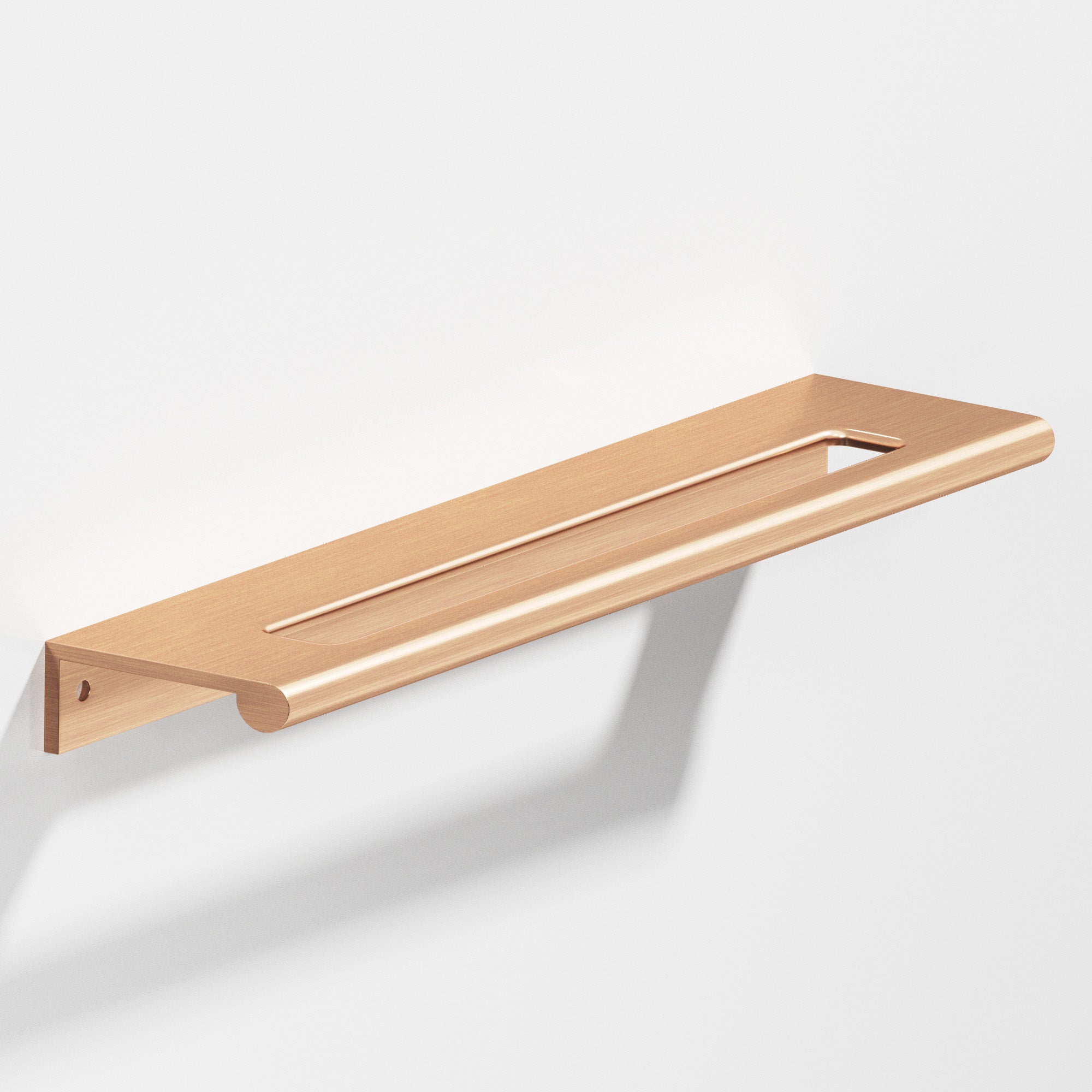 Colonial Bronze Series 701 24" Edge Pull With Fully-Rounded Lip And Center Coutout Satin Bronze / 24"