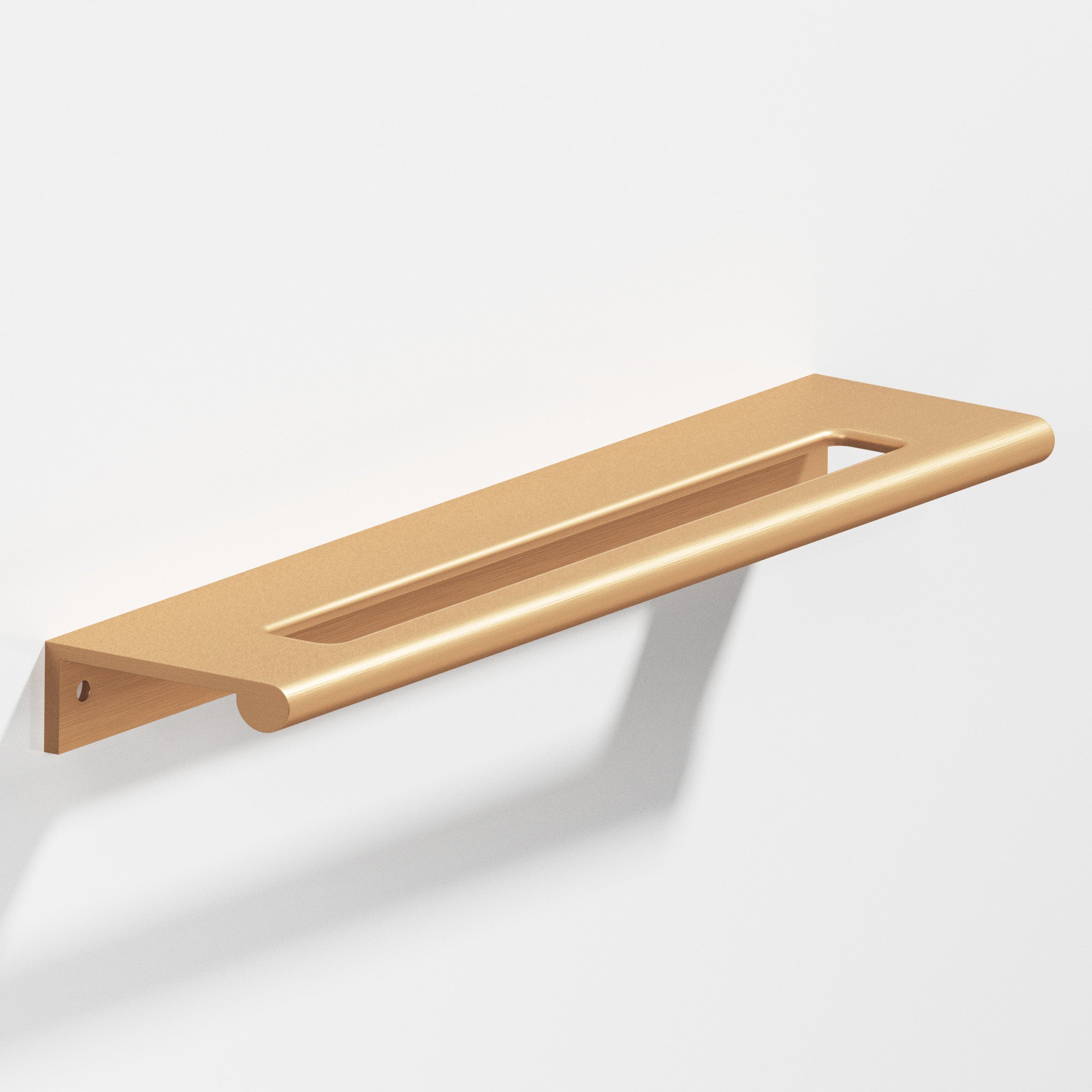 Colonial Bronze Series 701 5" Edge Pull With Fully-Rounded Lip And Center Coutout Matte Satin Bronze / 5"