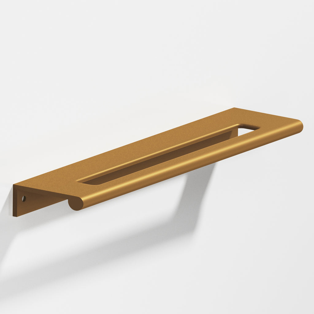 Colonial Bronze Series 701 8" Edge Pull With Fully-Rounded Lip And Center Coutout Matte Light Statuary Bronze / 8"