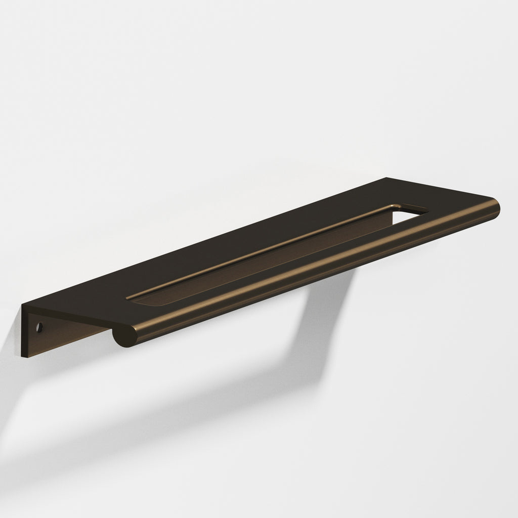 Colonial Bronze Series 701 8" Edge Pull With Fully-Rounded Lip And Center Coutout Oil Rubbed Bronze / 8"