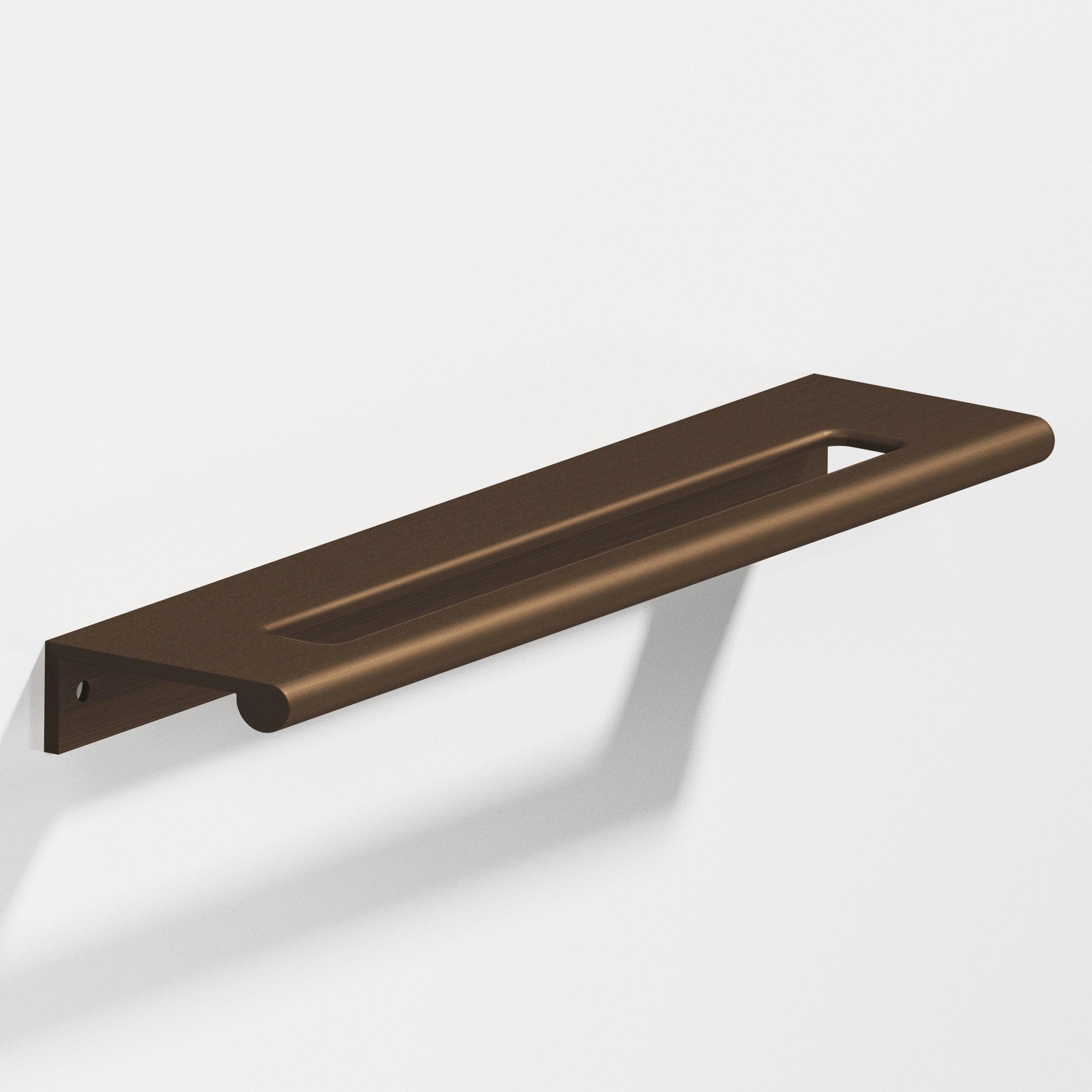 Colonial Bronze Series 701 10" Edge Pull With Fully-Rounded Lip And Center Coutout Matte Oil Rubbed Bronze / 10"