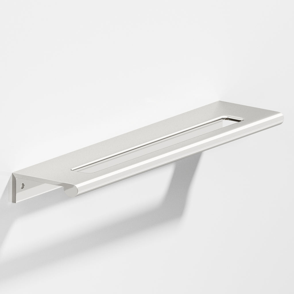 Colonial Bronze Series 701 28" Edge Pull With Fully-Rounded Lip And Center Coutout Polished Nickel / 28"