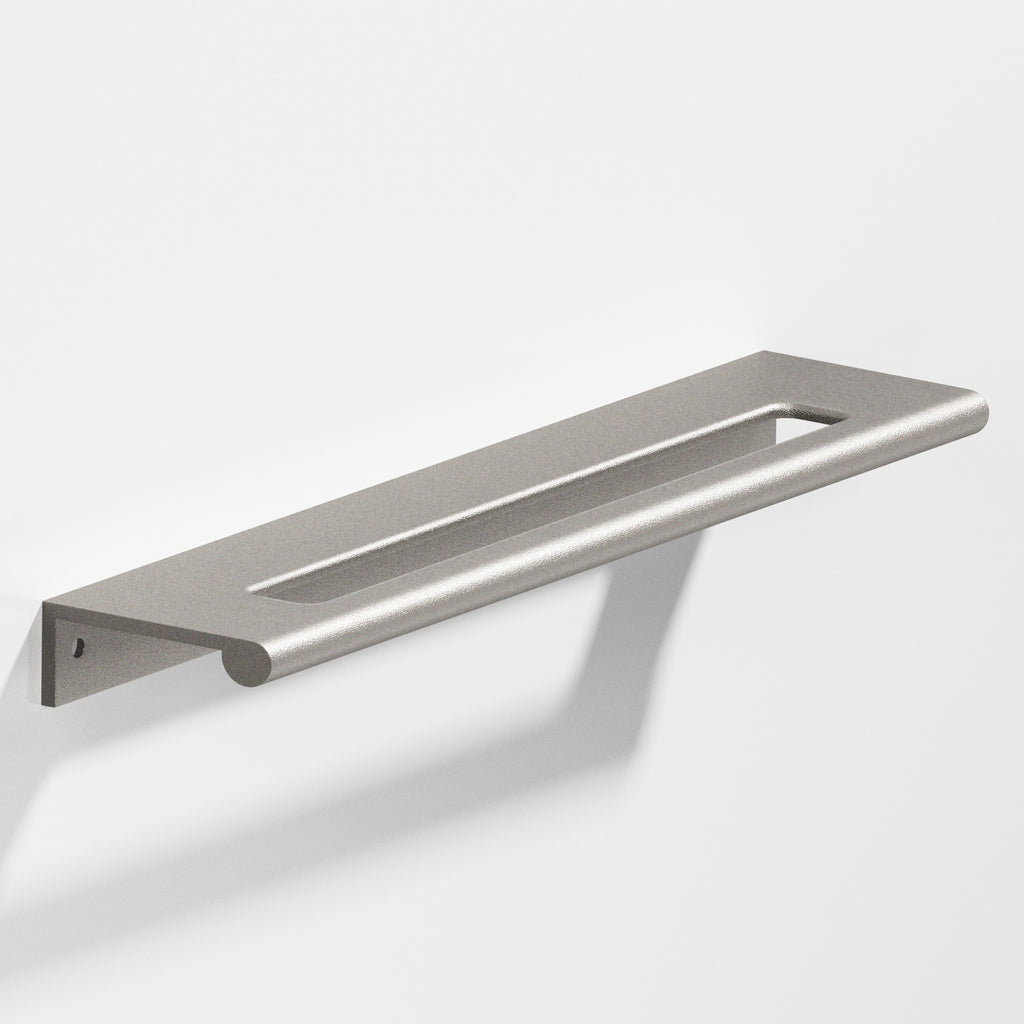 Colonial Bronze Series 701 12" Edge Pull With Fully-Rounded Lip And Center Coutout Frost Nickel™ / 12"