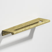 Colonial Bronze Series 701 2" Edge Pull With Fully-Rounded Lip And Center Coutout Distressed Antique Brass / 2"