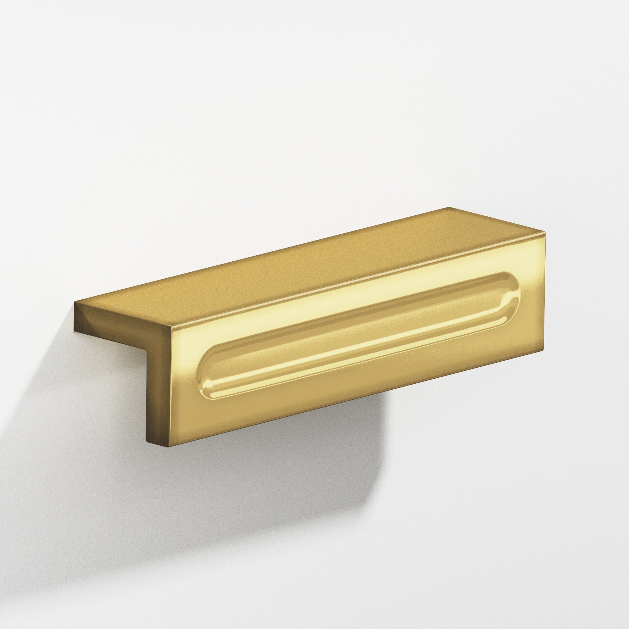 Colonial Bronze Series 716 11" L-Shaped Cabinet Edge Pull With Finger Indent Antique Bronze / 11"