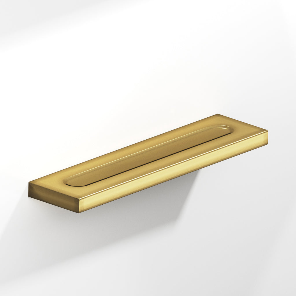 Colonial Bronze Series 717 7" Rectangular Flat Cabinet Pull With Finger Indents Antique Bronze / 7"