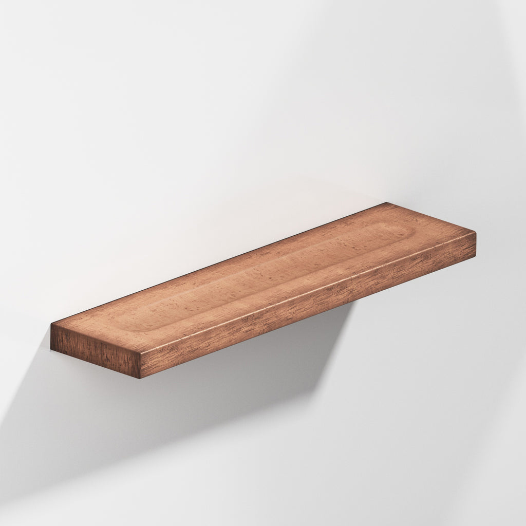 Colonial Bronze Series 717 7" Rectangular Flat Cabinet Pull With Finger Indents Distressed Antique Copper / 7"
