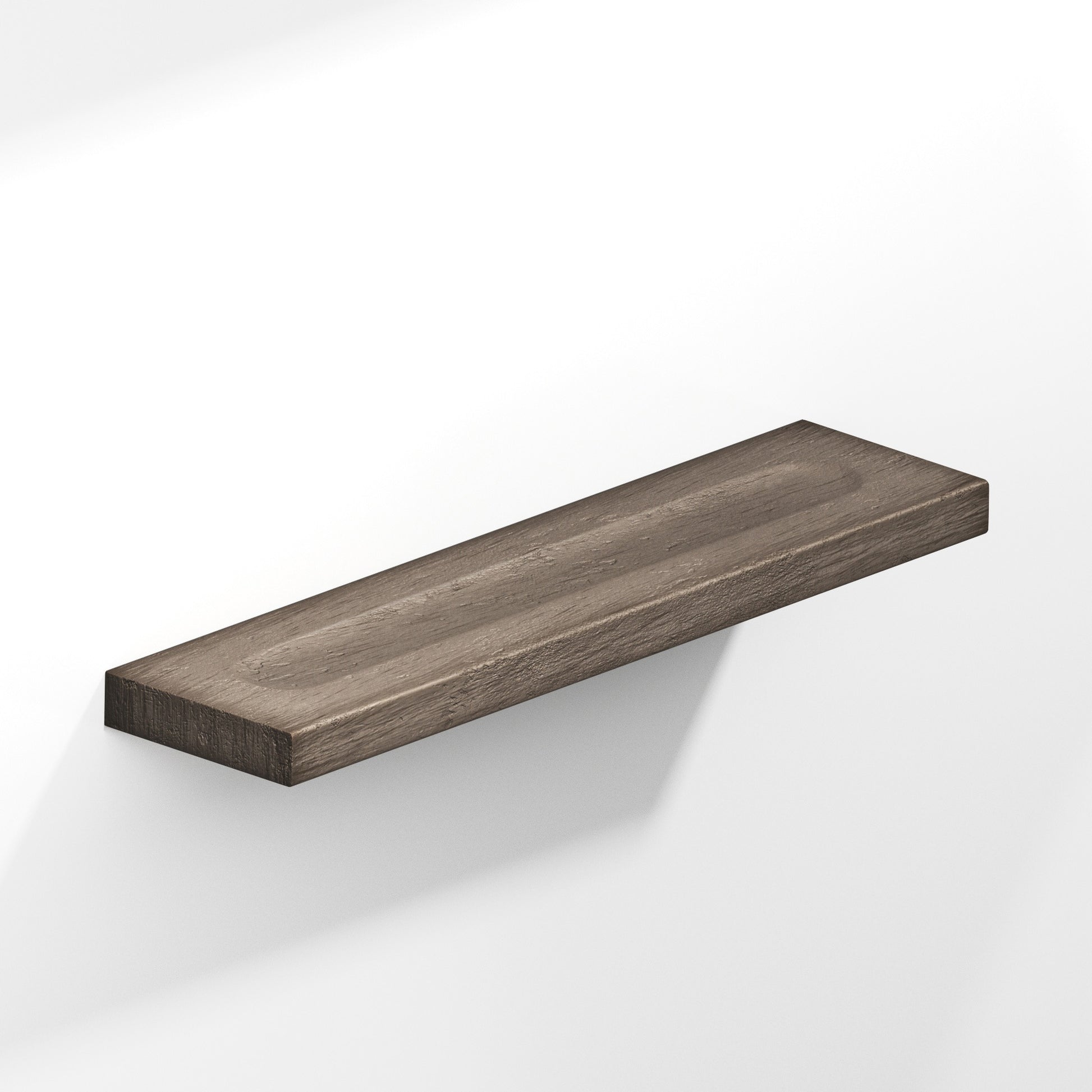 Colonial Bronze Series 717 3" Rectangular Flat Cabinet Pull With Finger Indents Distressed Pewter / 3"