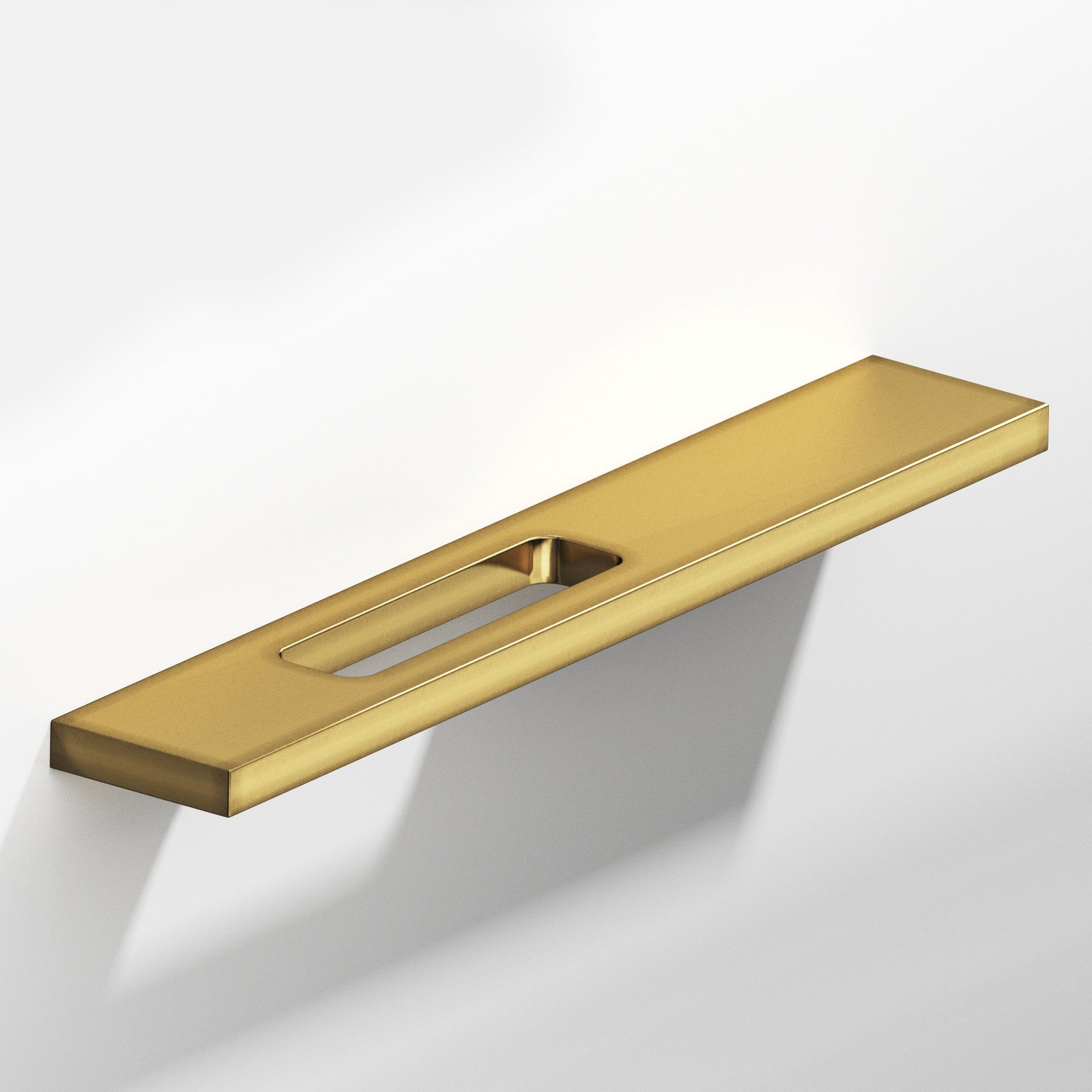 Colonial Bronze Series 719 6" Rectangular Cabinet Pull With Offset Cutout Antique Bronze / 6"