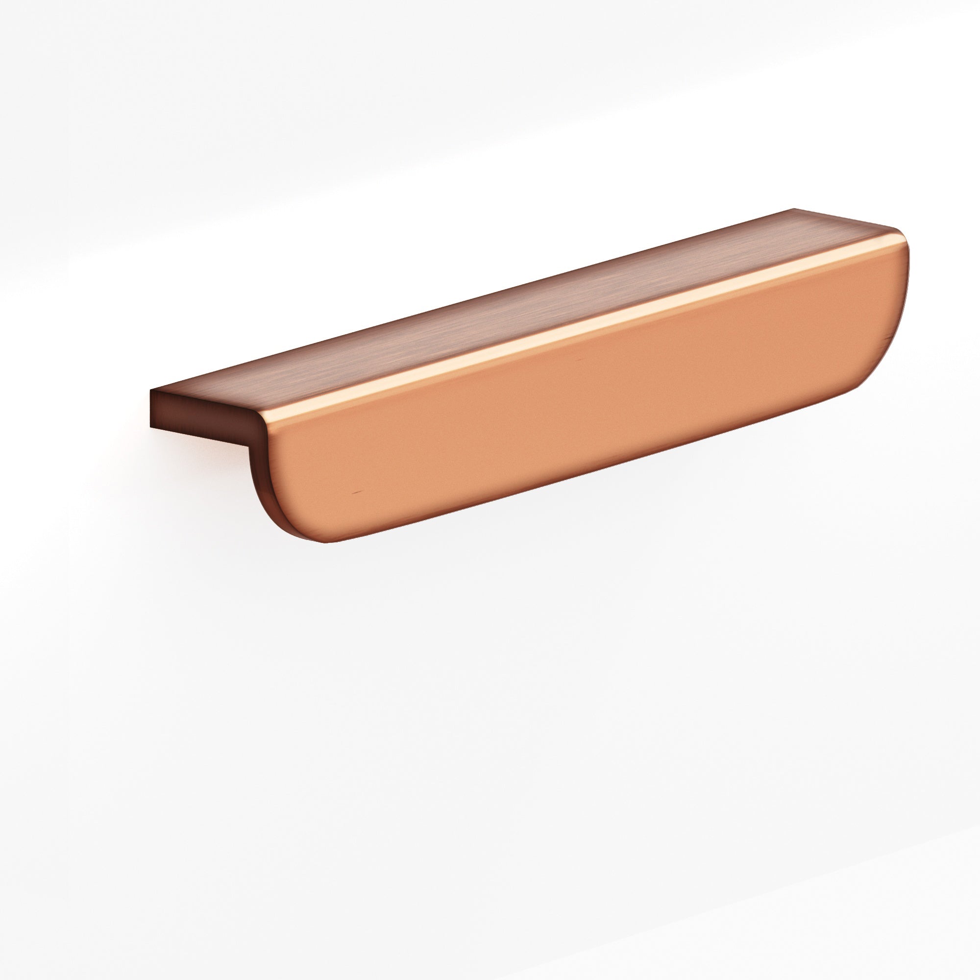 Colonial Bronze Series 720 8" L-Shaped Cabinet Edge Pull With Rounded Ends Antique Copper / 8"
