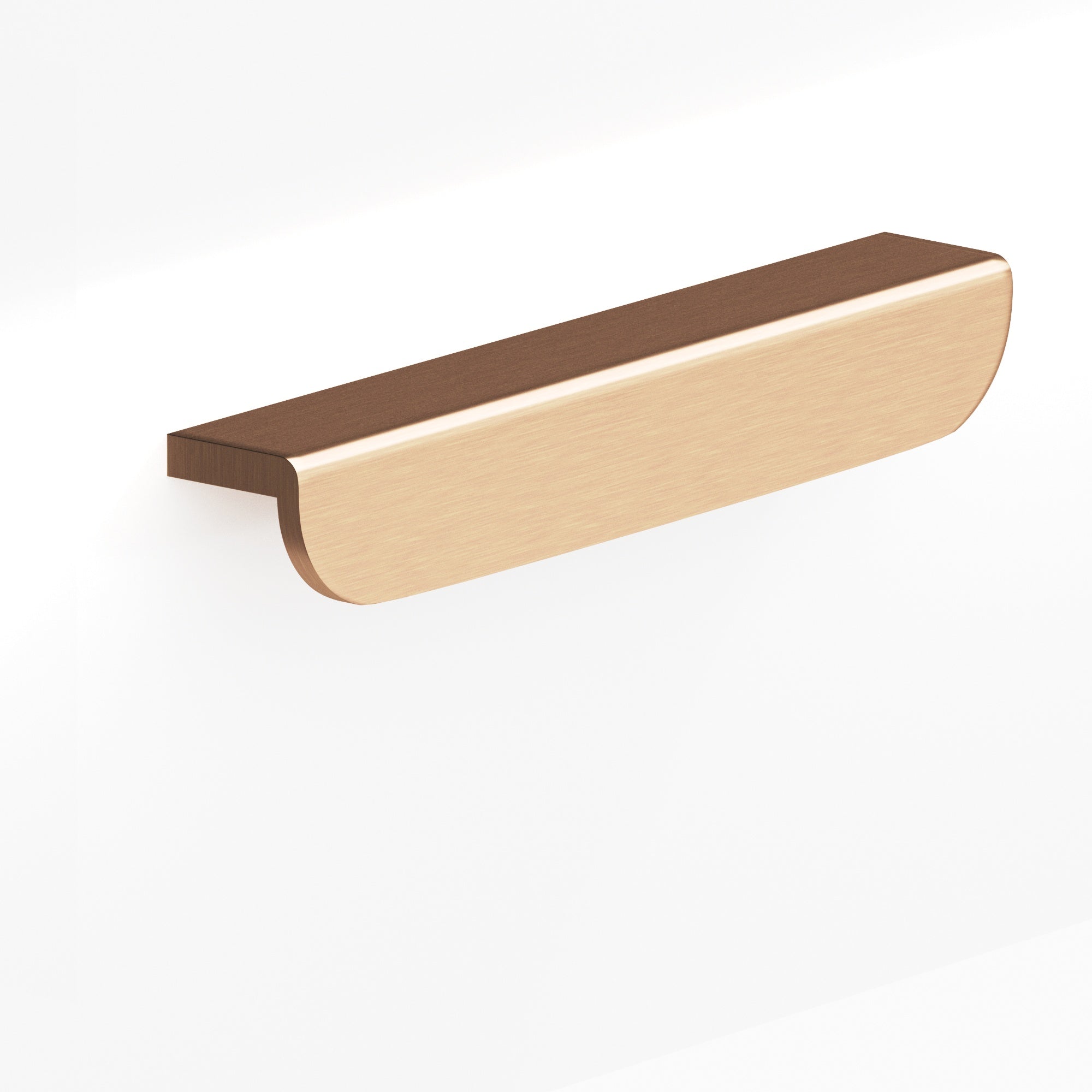 Colonial Bronze Series 720 6" L-Shaped Cabinet Edge Pull With Rounded Ends Satin Bronze / 6"