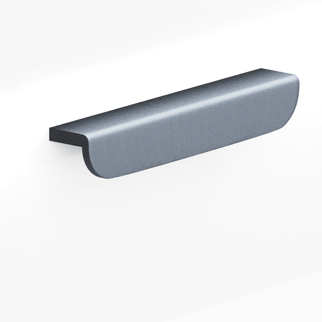 Colonial Bronze Series 720 2.5" L-Shaped Cabinet Edge Pull With Rounded Ends Frost Chrome™ / 2.5"