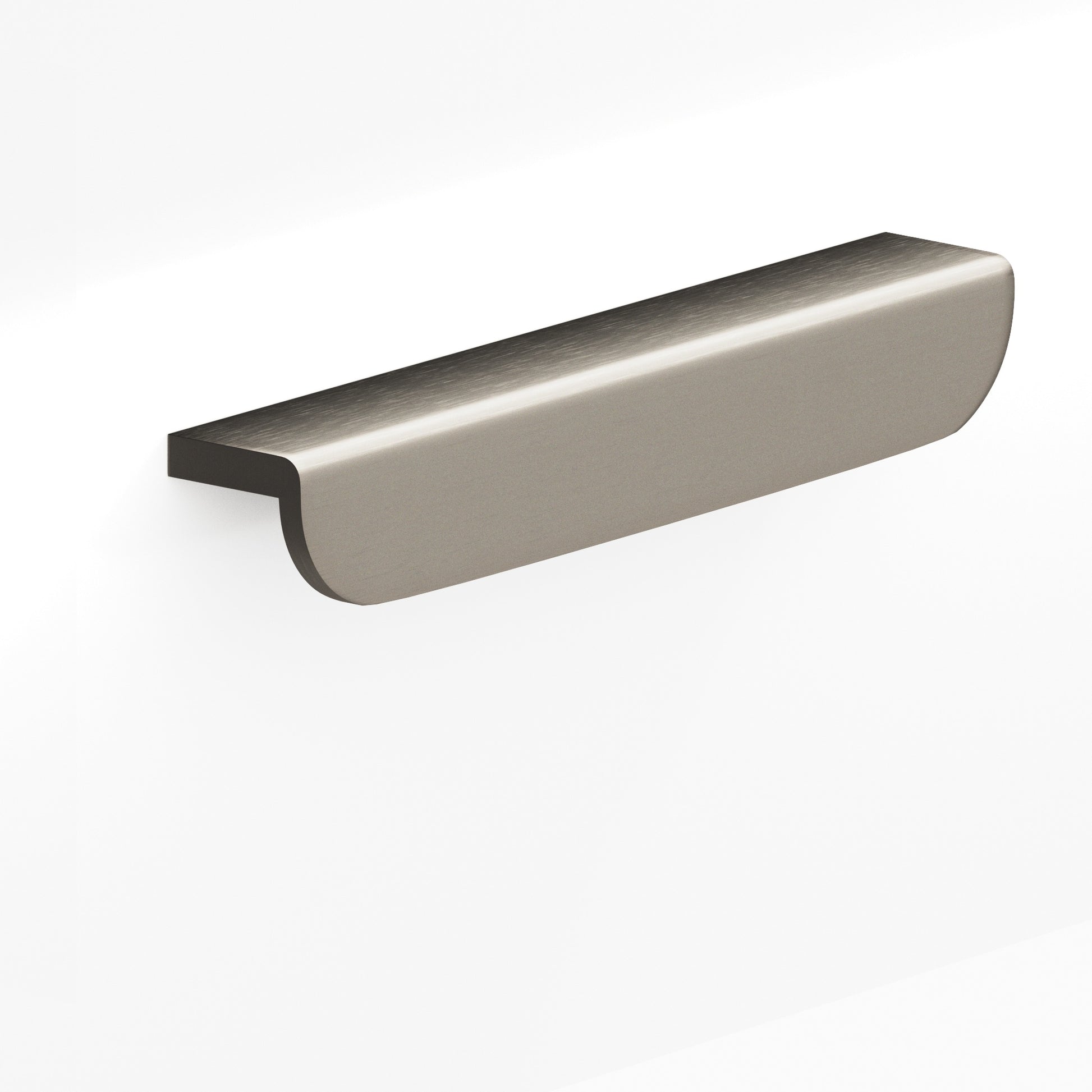 Colonial Bronze Series 720 12" L-Shaped Cabinet Edge Pull With Rounded Ends Matte Pewter / 12"