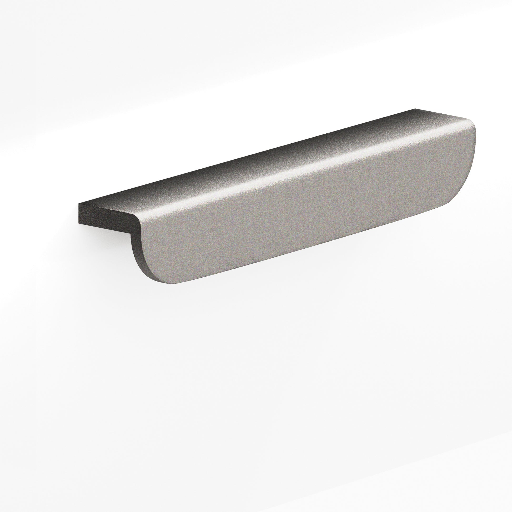 Colonial Bronze Series 720 16" L-Shaped Cabinet Edge Pull With Rounded Ends Frost Nickel™ / 16"
