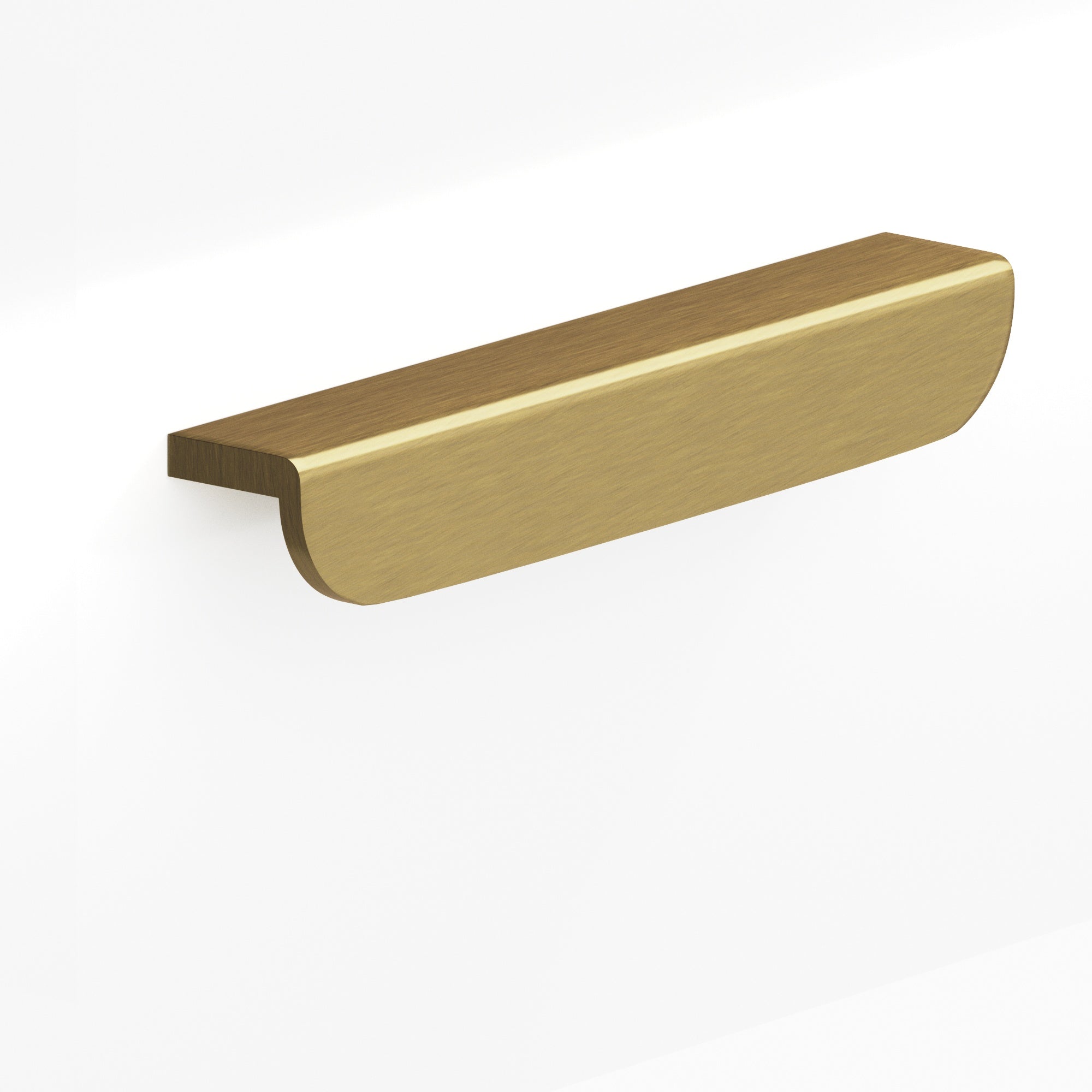 Colonial Bronze Series 720 16" L-Shaped Cabinet Edge Pull With Rounded Ends Antique Brass / 16"