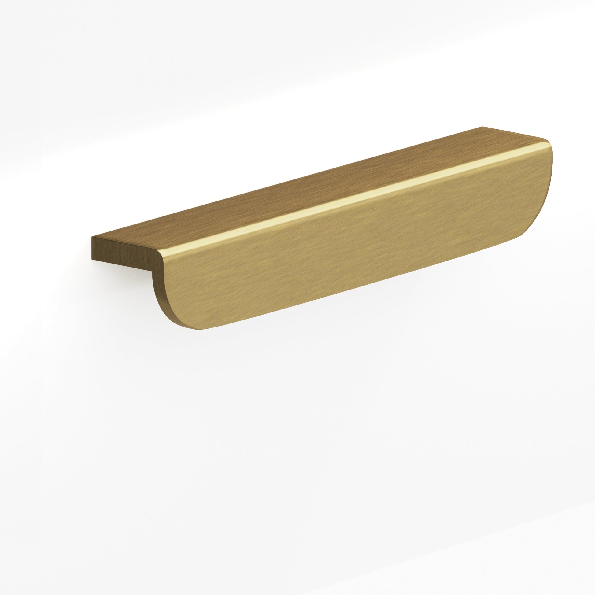 Colonial Bronze Series 720 8" L-Shaped Cabinet Edge Pull With Rounded Ends Antique Brass / 8"