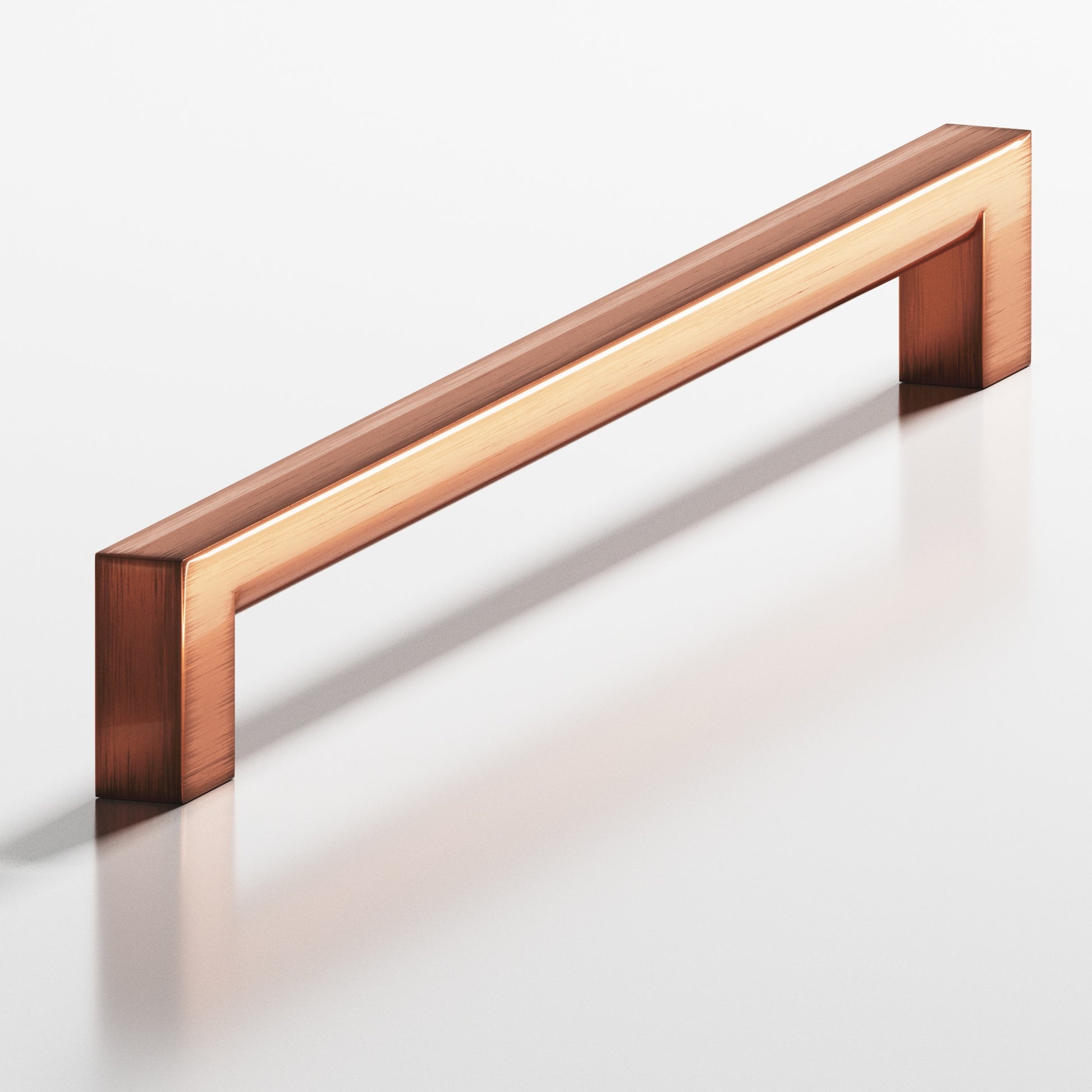 Colonial Bronze Series 844 18" Square Appliance Pull With Rounded Back Antique Copper / 18"