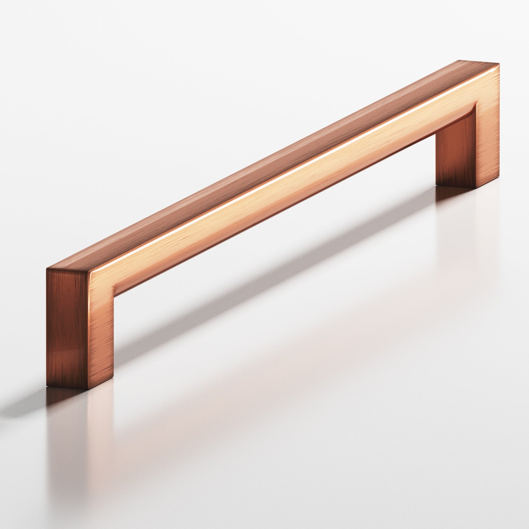 Colonial Bronze Series 844 24" Square Appliance Pull With Rounded Back Antique Copper / 24"