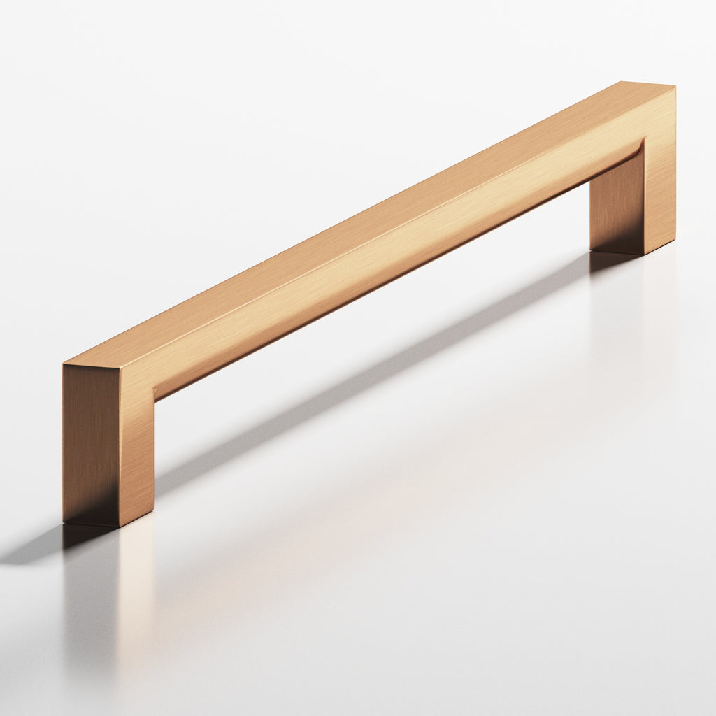 Colonial Bronze Series 745 4" Square Cabinet Pull With Rounded Back Satin Bronze / 4"