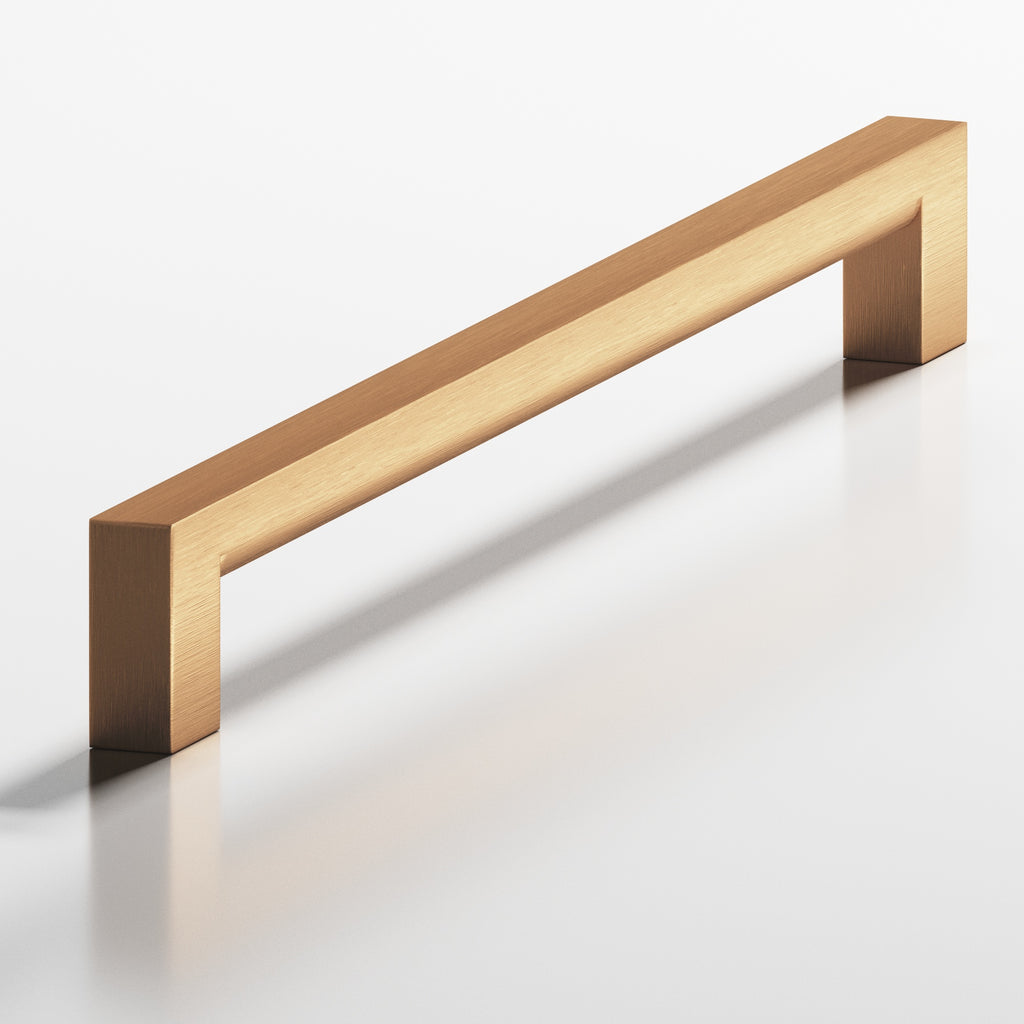 Colonial Bronze Series 745 8" Square Cabinet Pull With Rounded Back Matte Satin Bronze / 8"