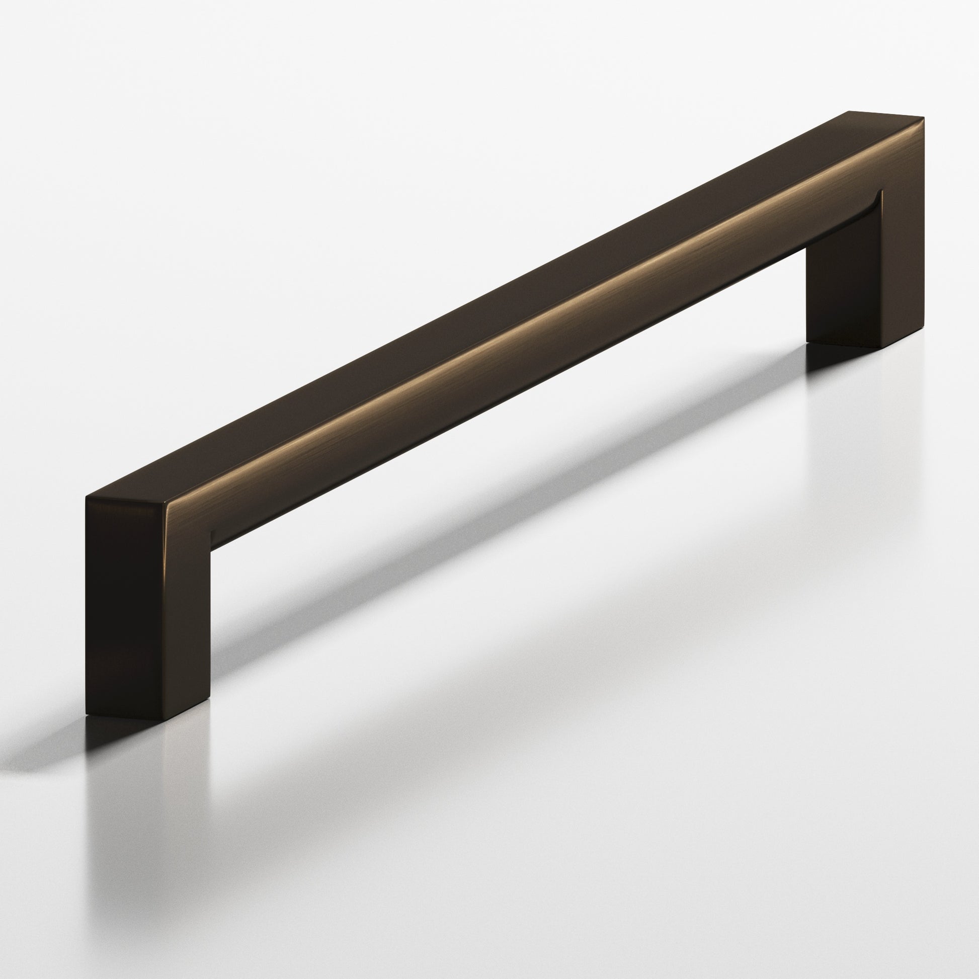 Colonial Bronze Series 745 8" Square Cabinet Pull With Rounded Back Oil Rubbed Bronze / 8"