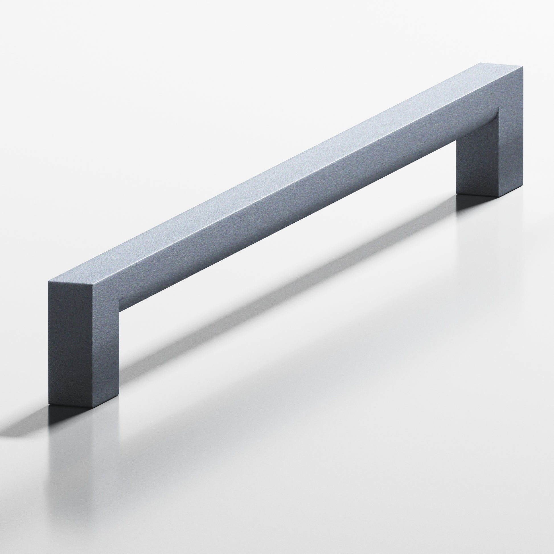 Colonial Bronze Series 745 4" Square Cabinet Pull With Rounded Back Frost Chrome™ / 4"