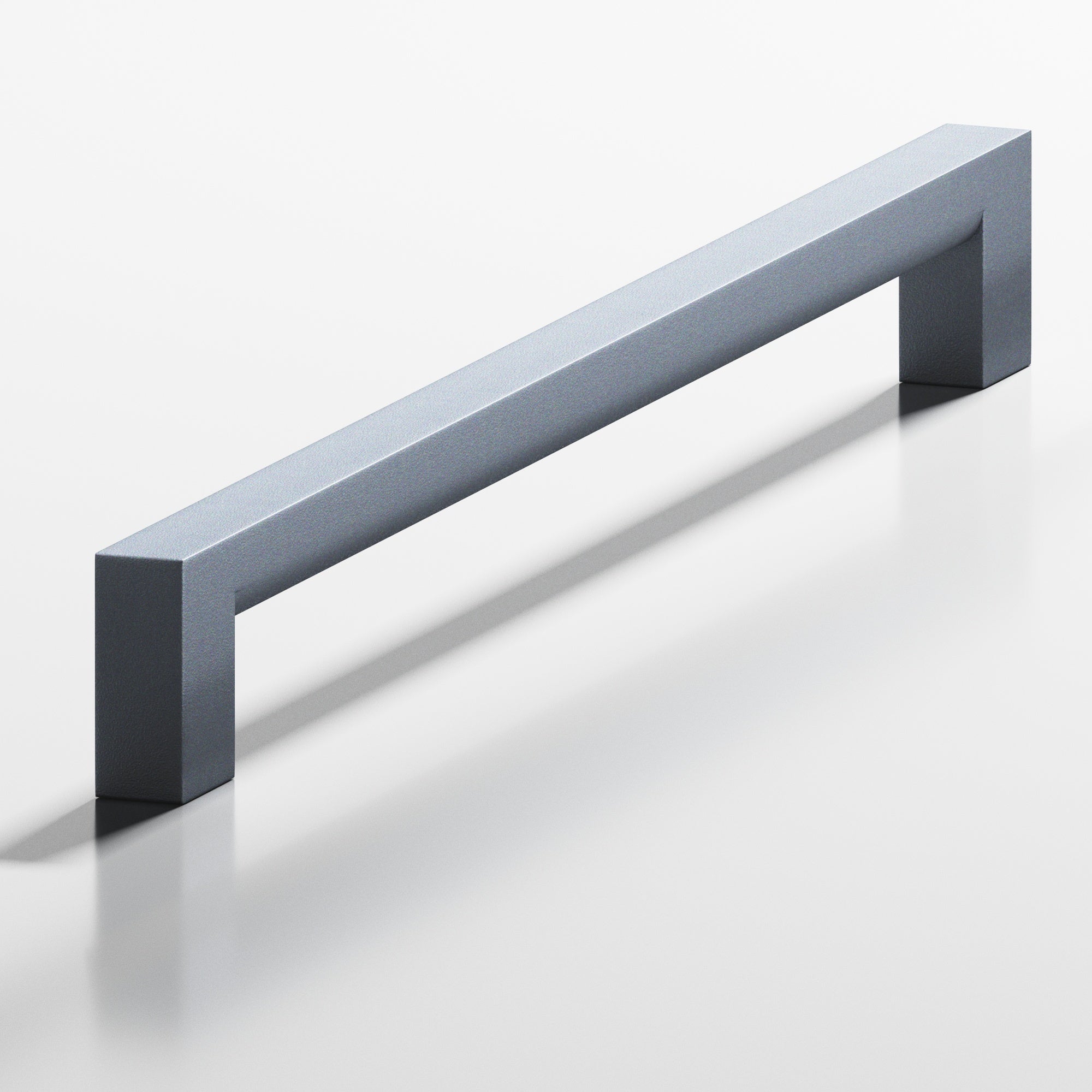 Colonial Bronze Series 745 4" Square Cabinet Pull With Rounded Back Frost Chrome™ / 4"