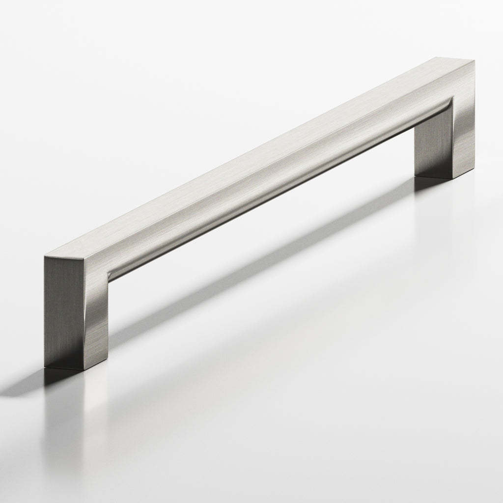 Colonial Bronze Series 745 4" Square Cabinet Pull With Rounded Back Satin Nickel / 4"