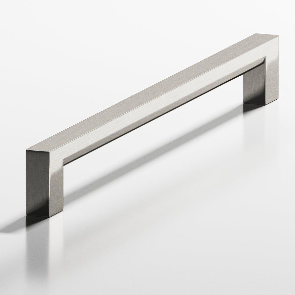 Colonial Bronze Series 745 4" Square Cabinet Pull With Rounded Back Nickel Stainless / 4"