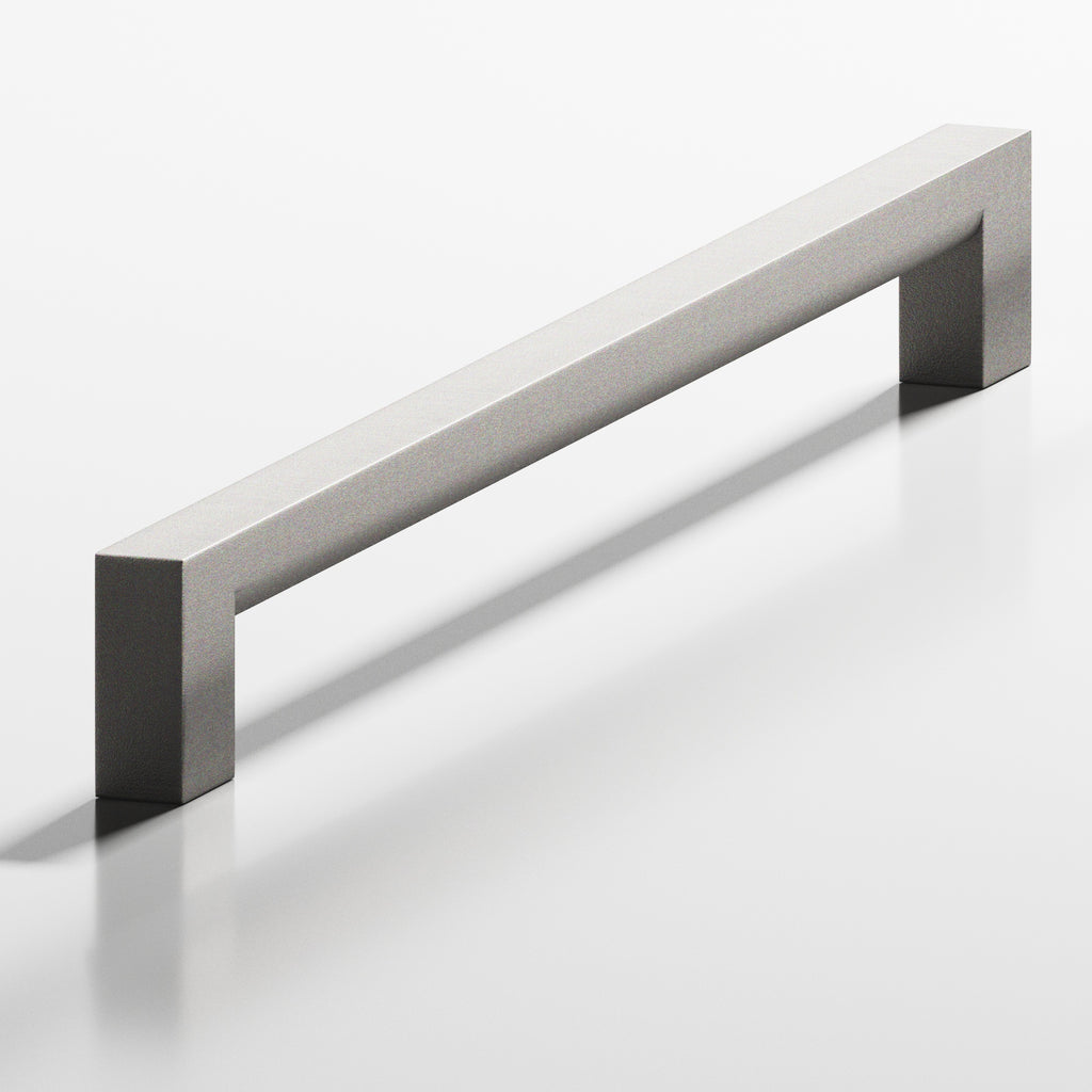 Colonial Bronze Series 748 8" Square Cabinet Pull With Rounded Back Frost Nickel™ / 8"