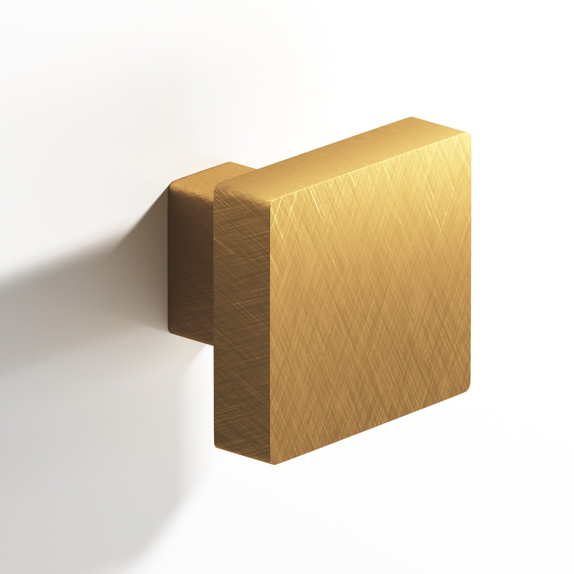 Colonial Bronze Series 749 1.5" Square Cabinet Knob With Rectangular Post Weathered Brass / 1.5"