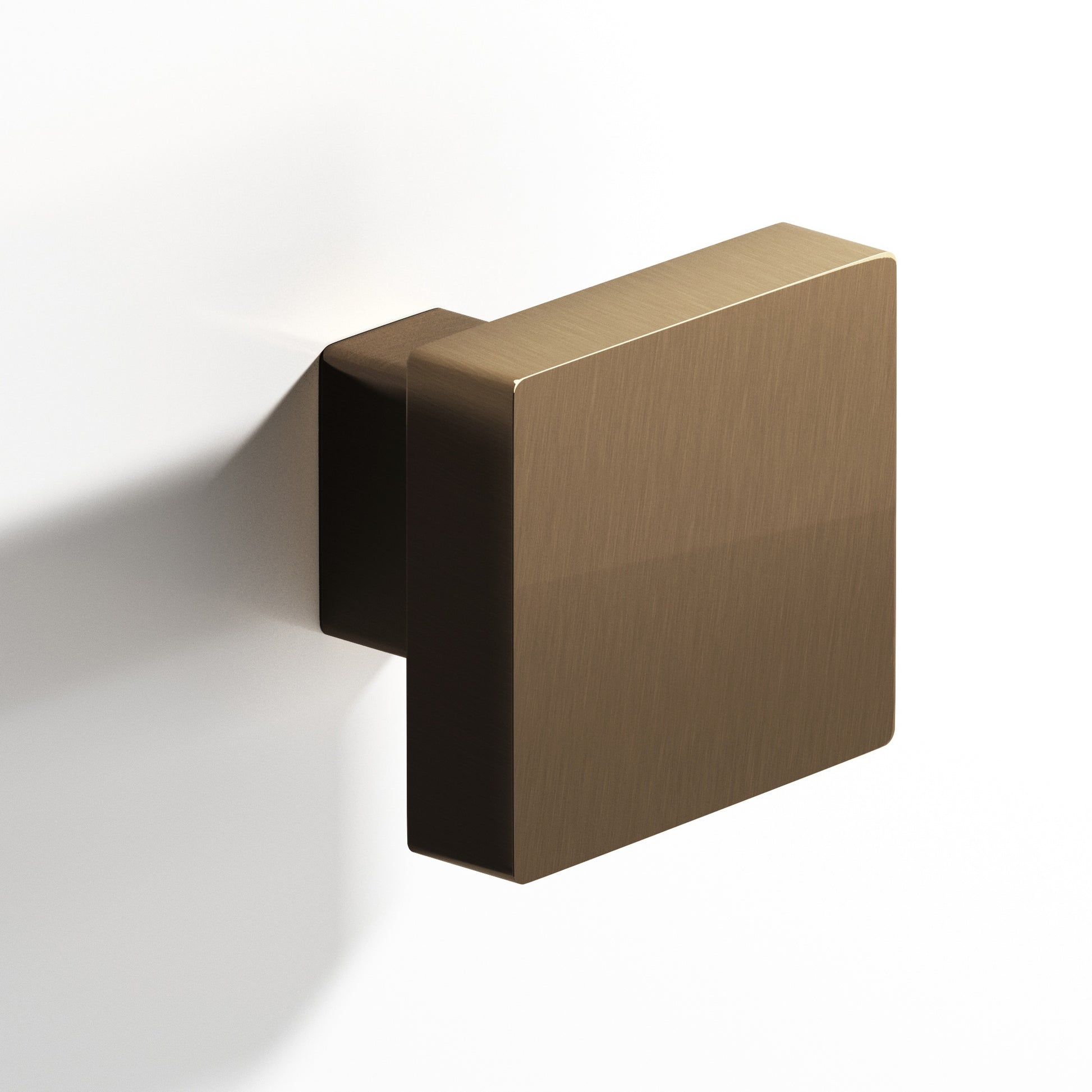 Colonial Bronze Series 749 1.5" Square Cabinet Knob With Rectangular Post Light Statuary Bronze / 1.5"