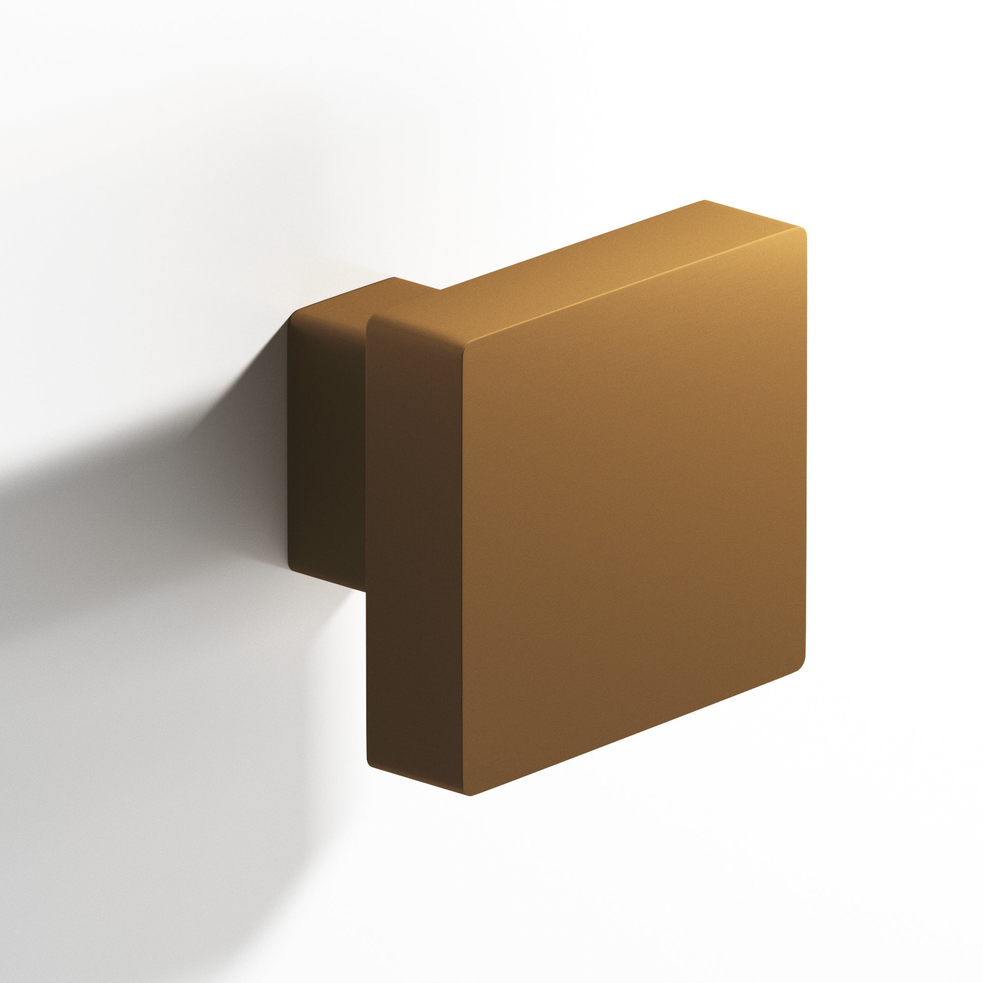 Colonial Bronze Series 749 1.5" Square Cabinet Knob With Rectangular Post Matte Light Statuary Bronze / 1.5"