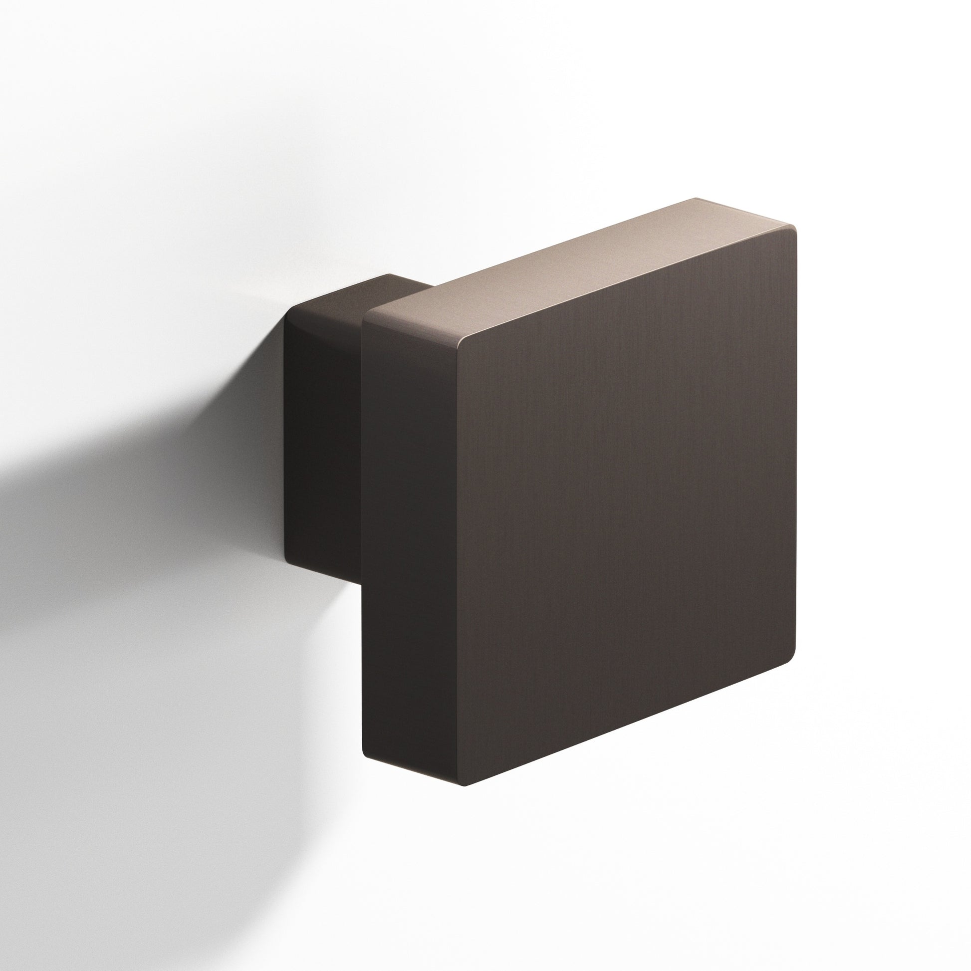 Colonial Bronze Series 749 1.5" Square Cabinet Knob With Rectangular Post Dark Statuary Bronze / 1.5"