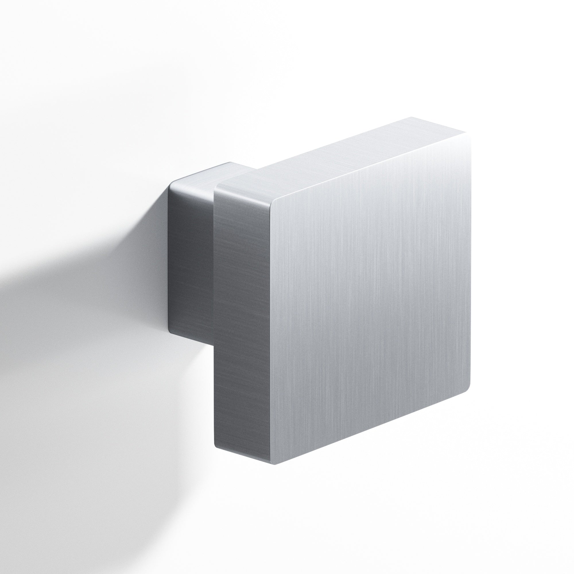 Colonial Bronze Series 749 1.5" Square Cabinet Knob With Rectangular Post Satin Chrome / 1.5"