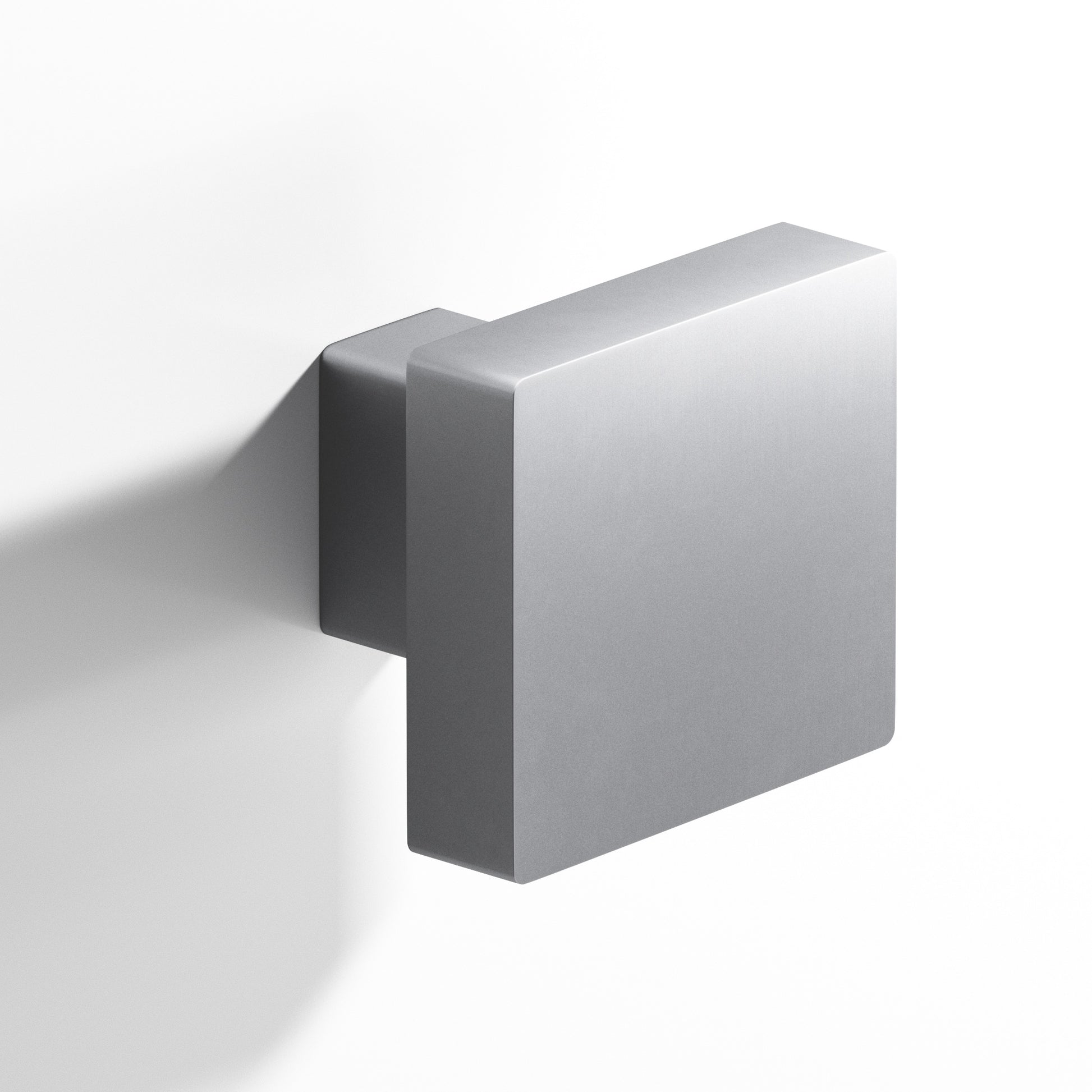 Colonial Bronze Series 749 1.5" Square Cabinet Knob With Rectangular Post Matte Satin Chrome / 1.5"