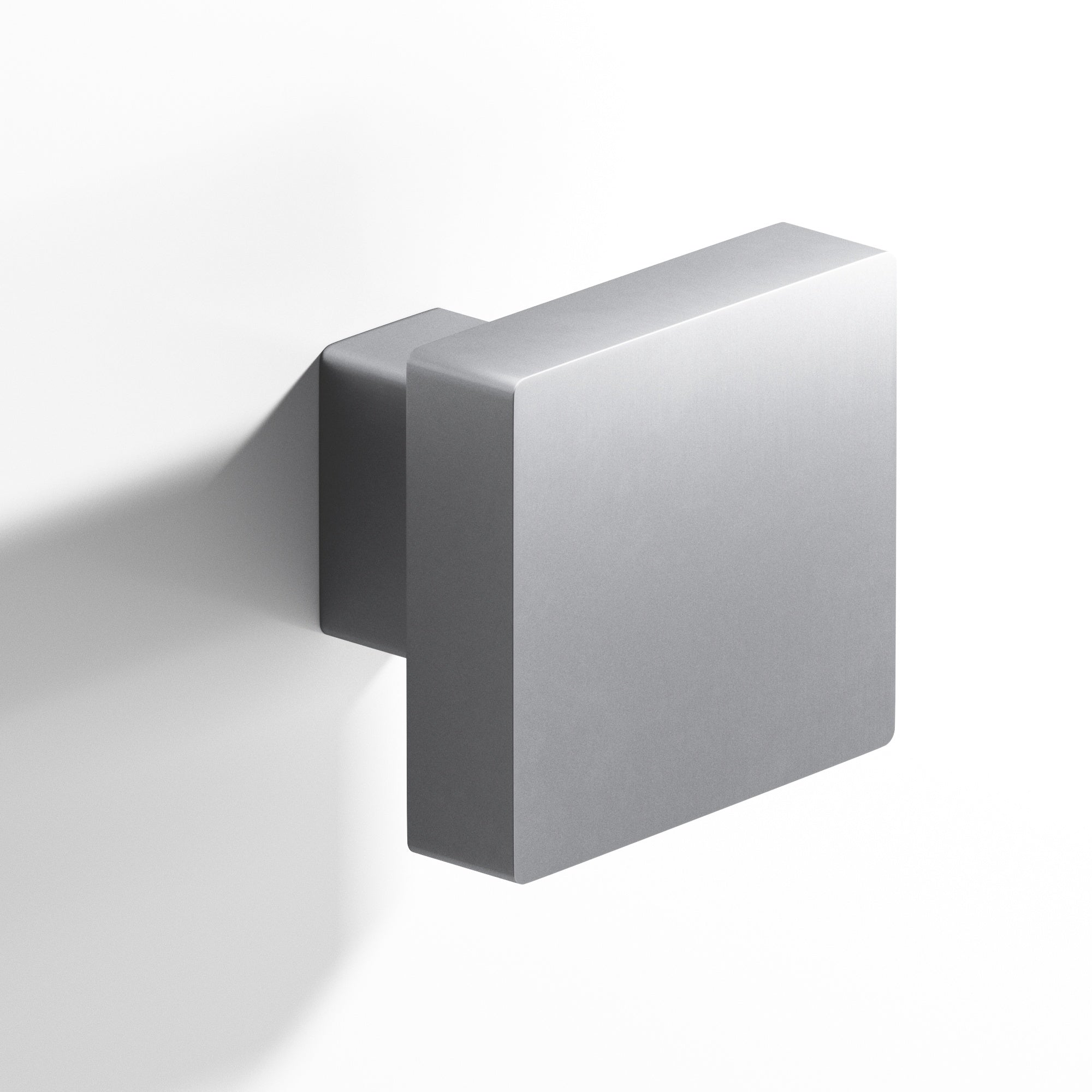 Colonial Bronze Series 749 1.5" Square Cabinet Knob With Rectangular Post Matte Satin Chrome / 1.5"